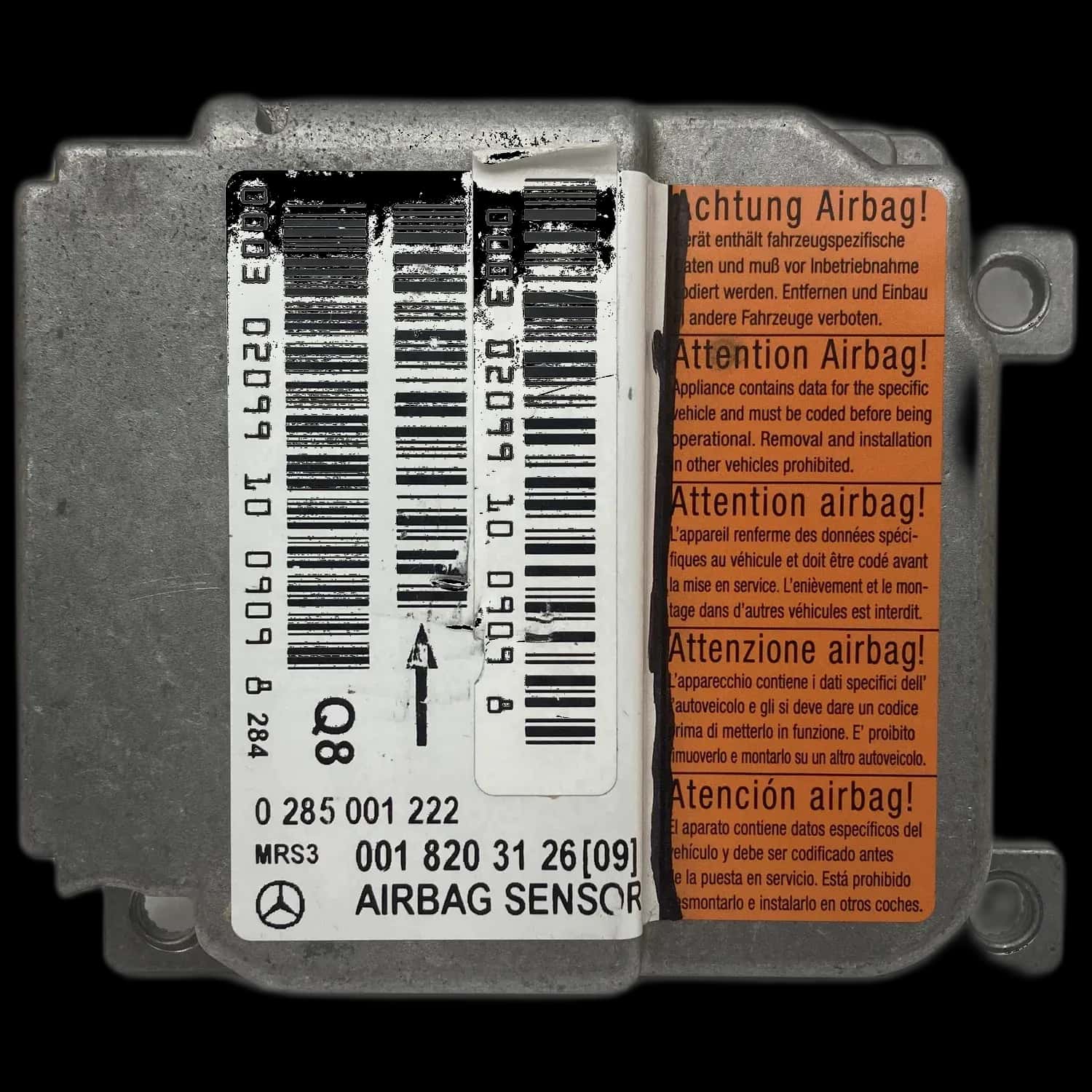 Mercedes-Benz A-Klasse W168 airbag-regeleenheid reparatie