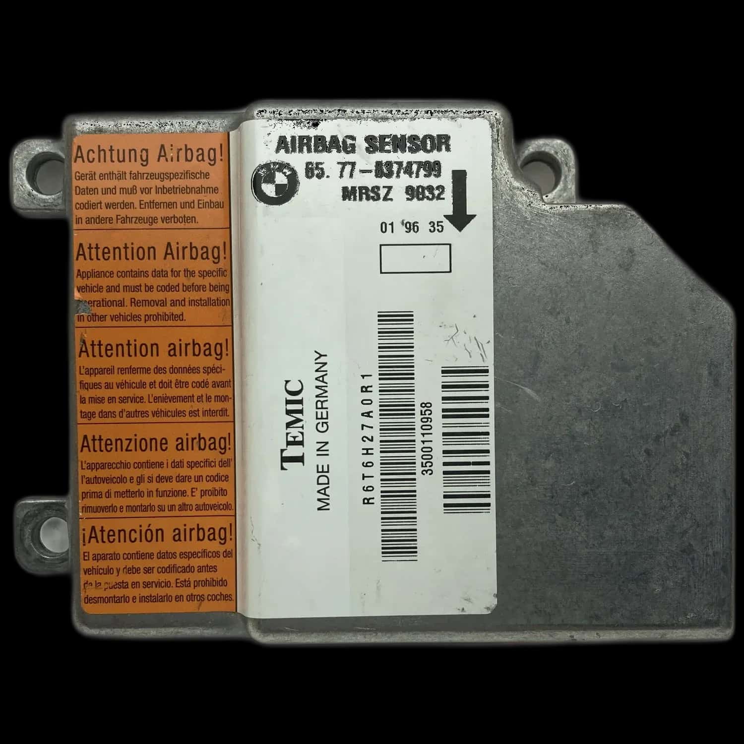 BMW 3er Serie E36 airbag-regeleenheid reparatie