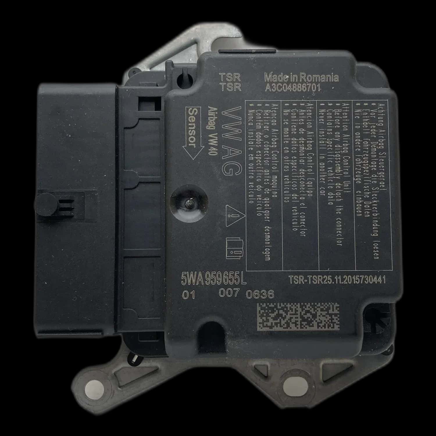 Audi A3 8YA Sportback airbag-regeleenheid reparatie