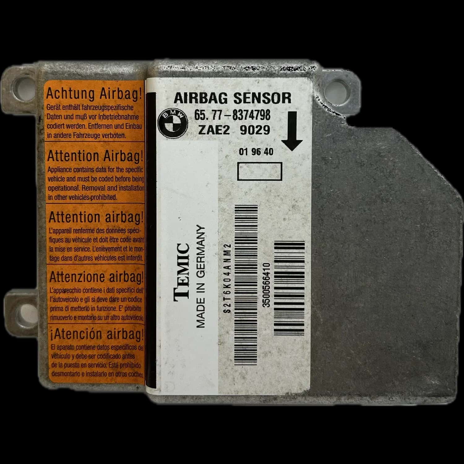 BMW M3 E36 airbag-regeleenheid reparatie
