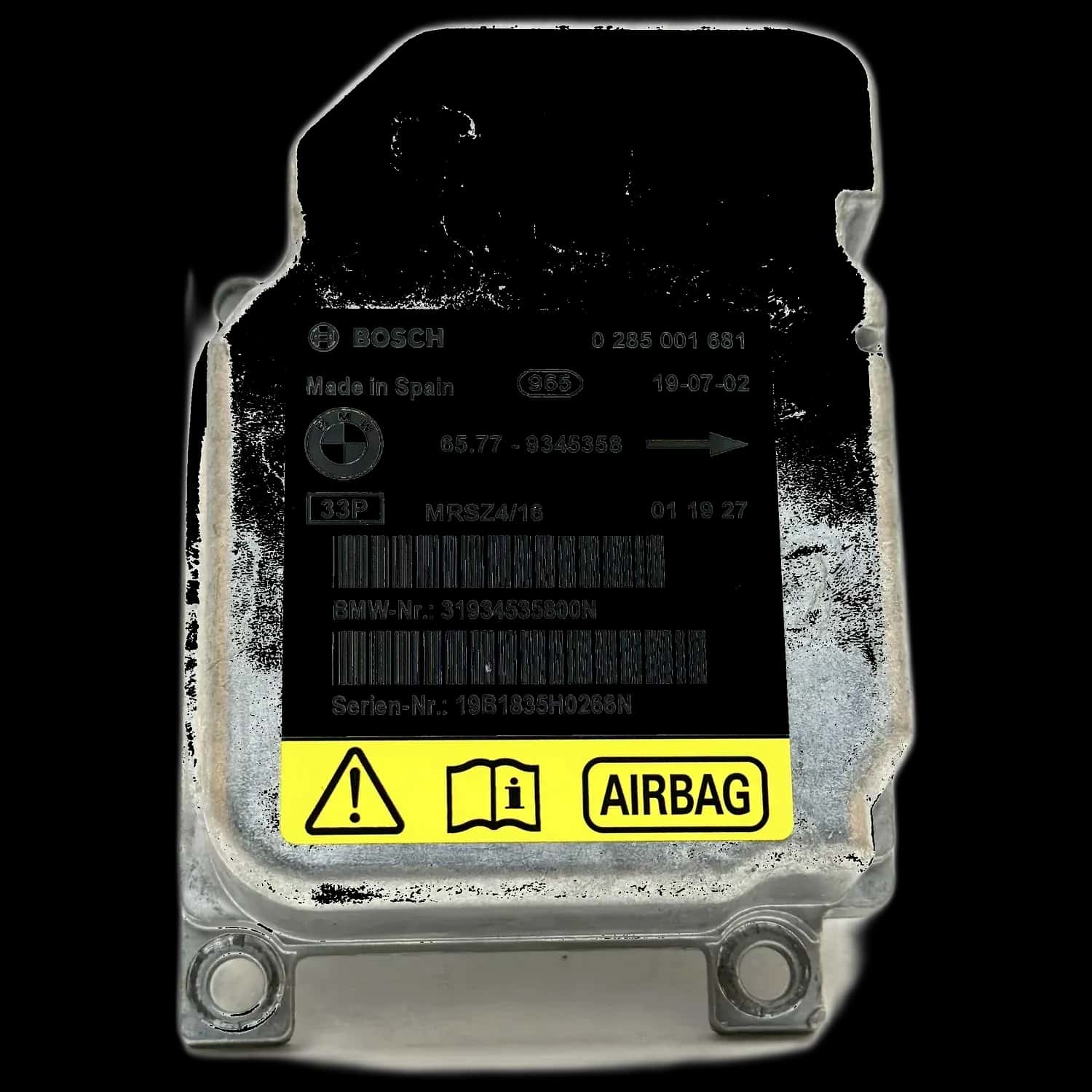 BMW M3 E46 airbag-regeleenheid reparatie