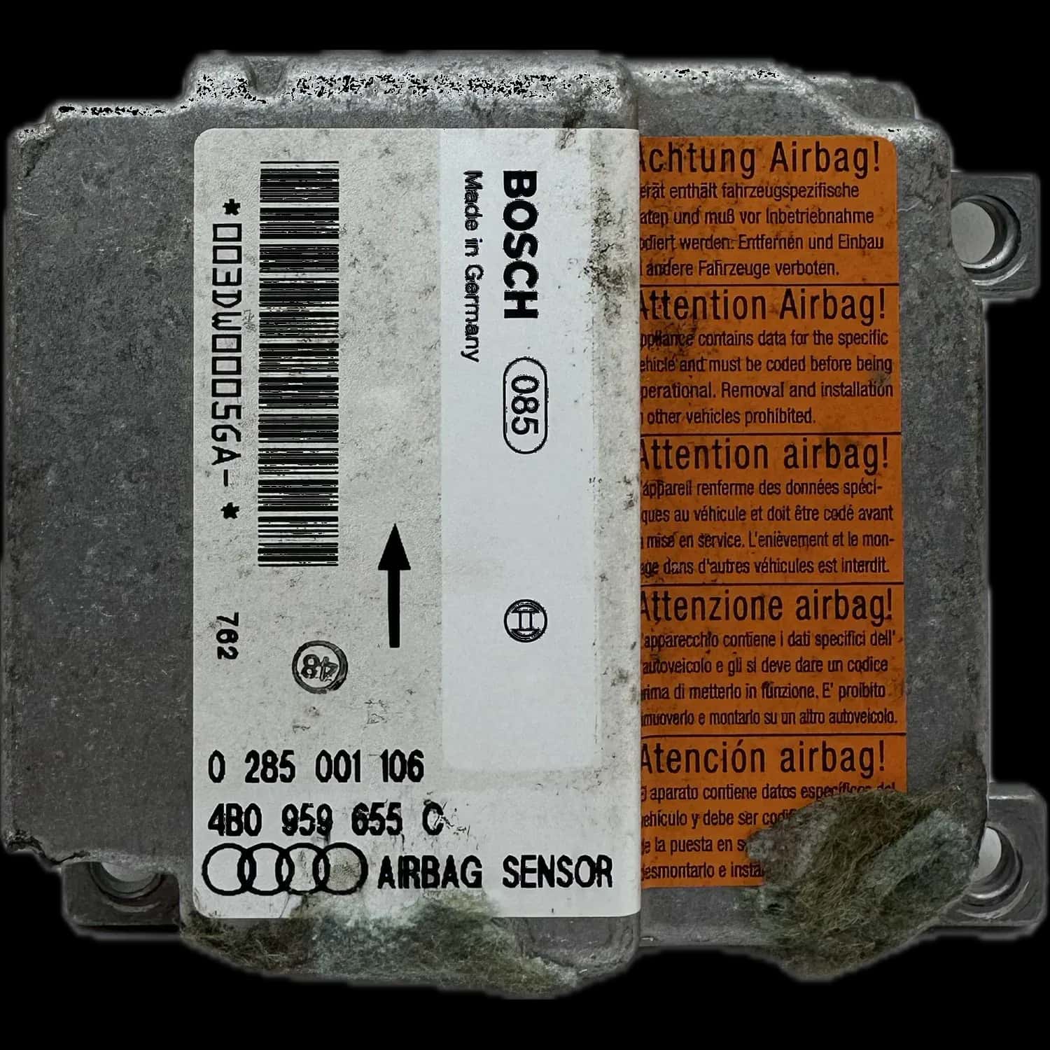 Audi A6 C5 4B airbag-regeleenheid reparatie