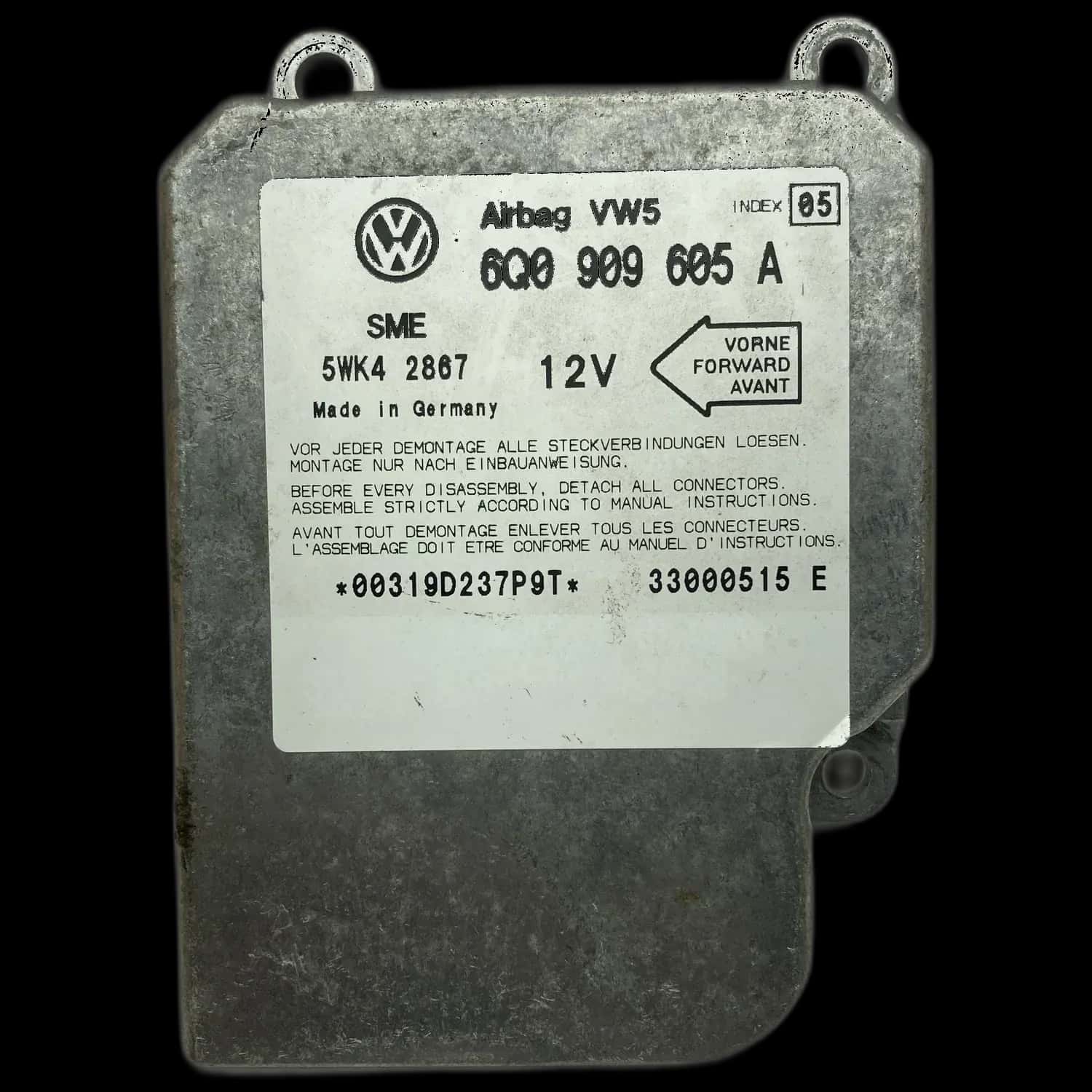 Volkswagen Golf 4 (1J) airbag-regeleenheid reparatie