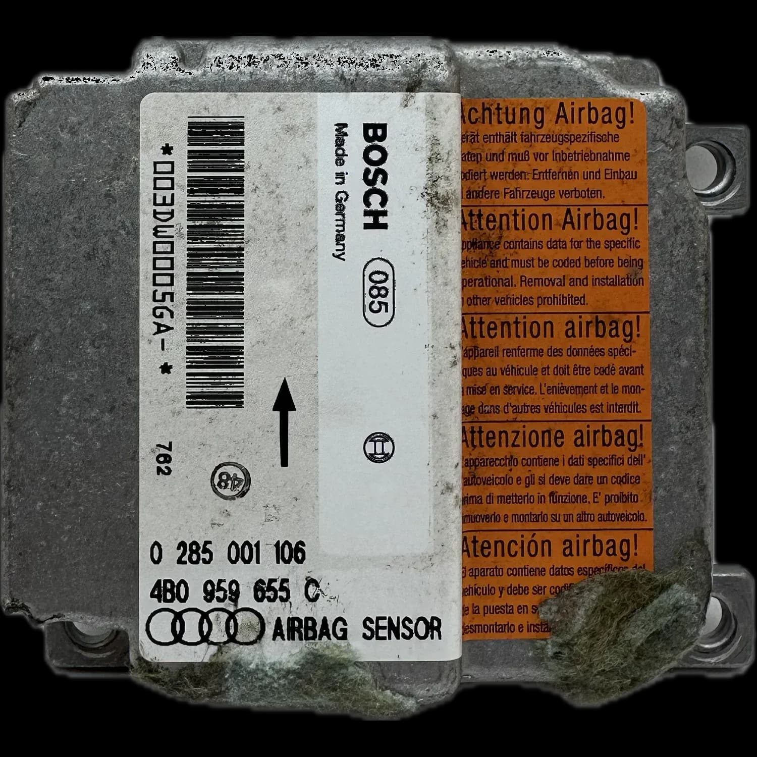 Audi RS6 C5 airbag-regeleenheid reparatie