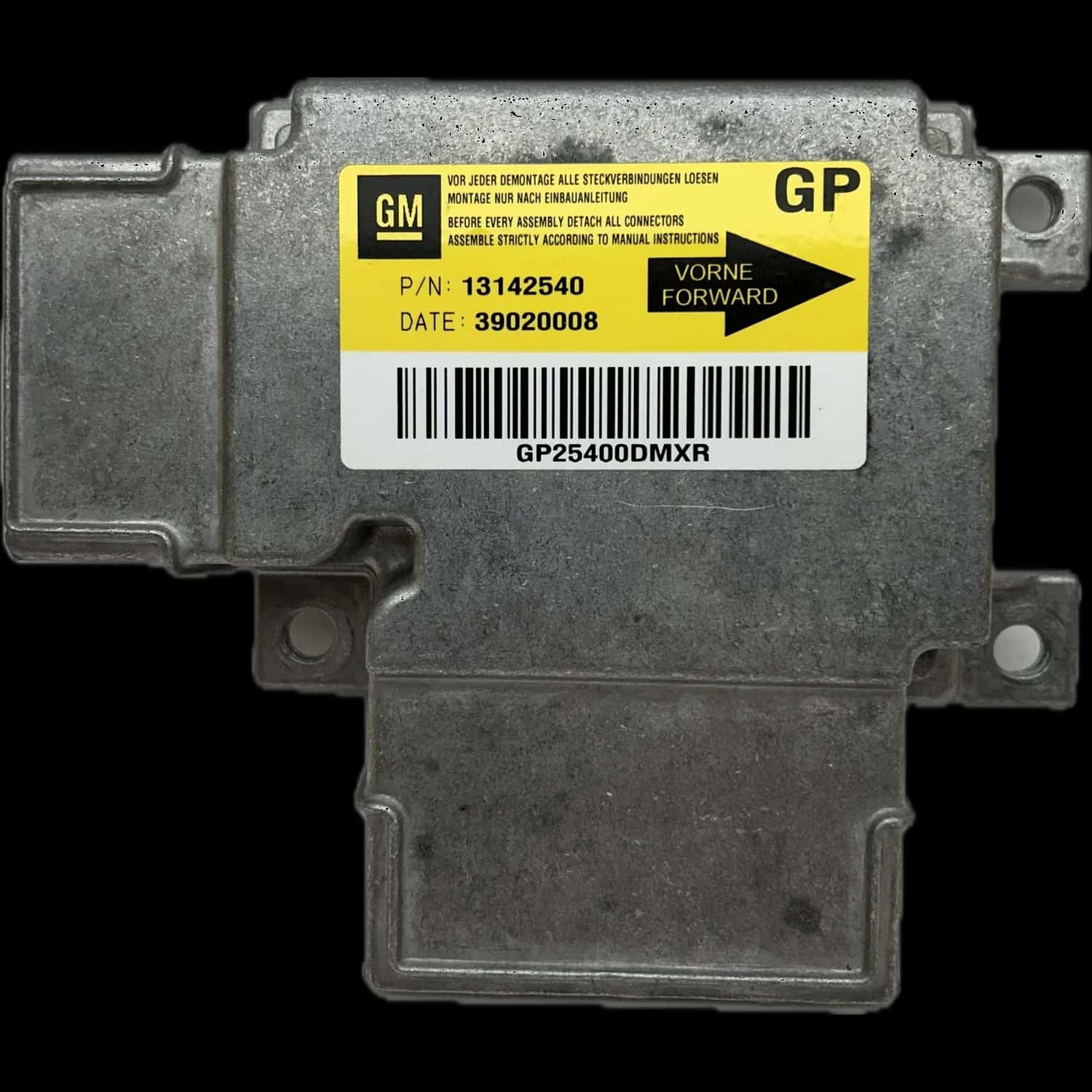 Opel Vectra C Airbag-regeleenheid Reparatie
