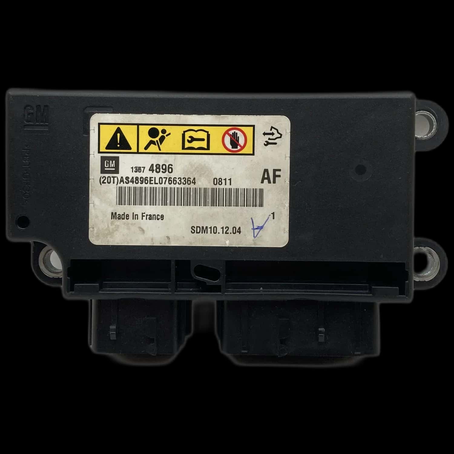 Opel Astra J airbag-regeleenheid reparatie