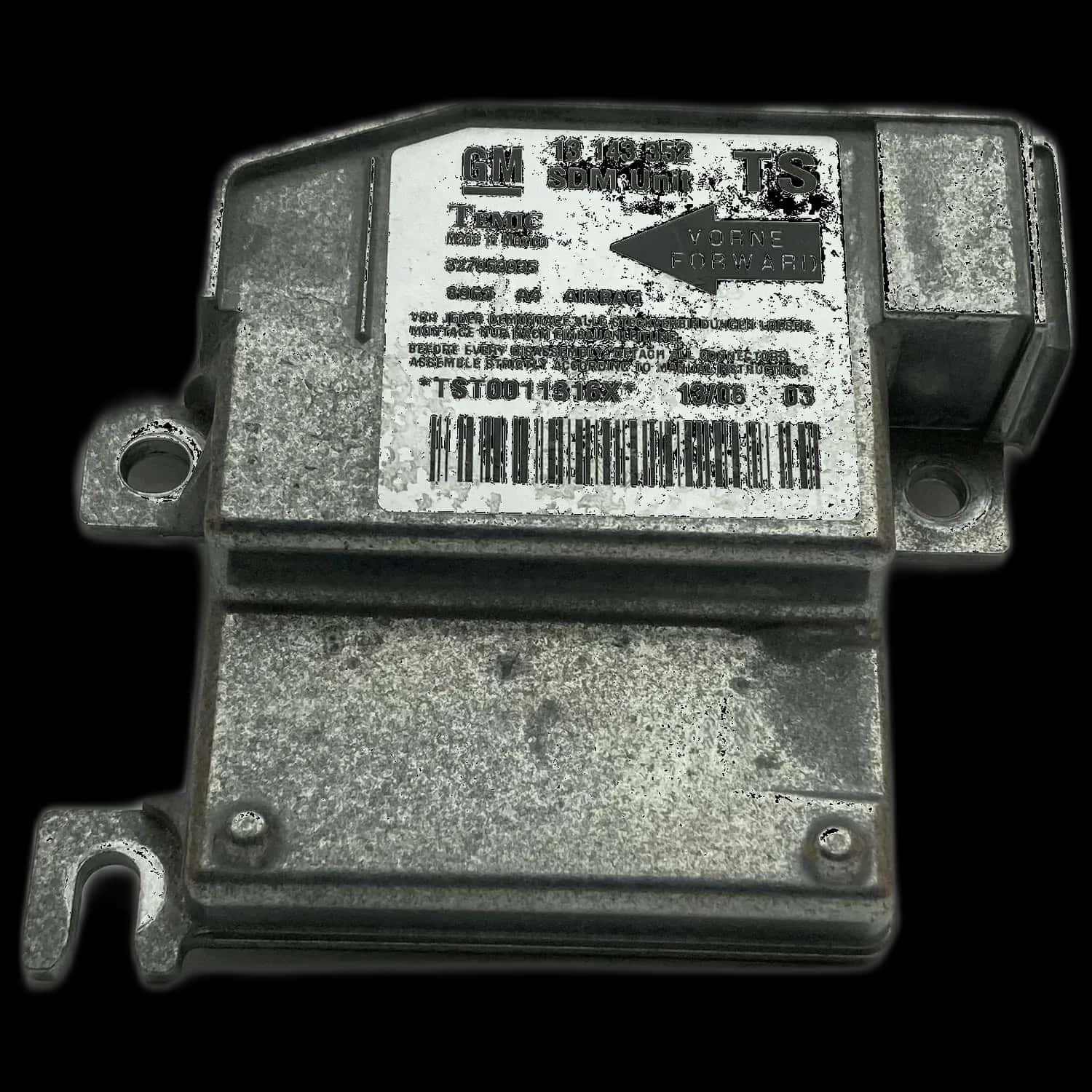 Opel Combo E Airbag-regeleenheid Reparatie