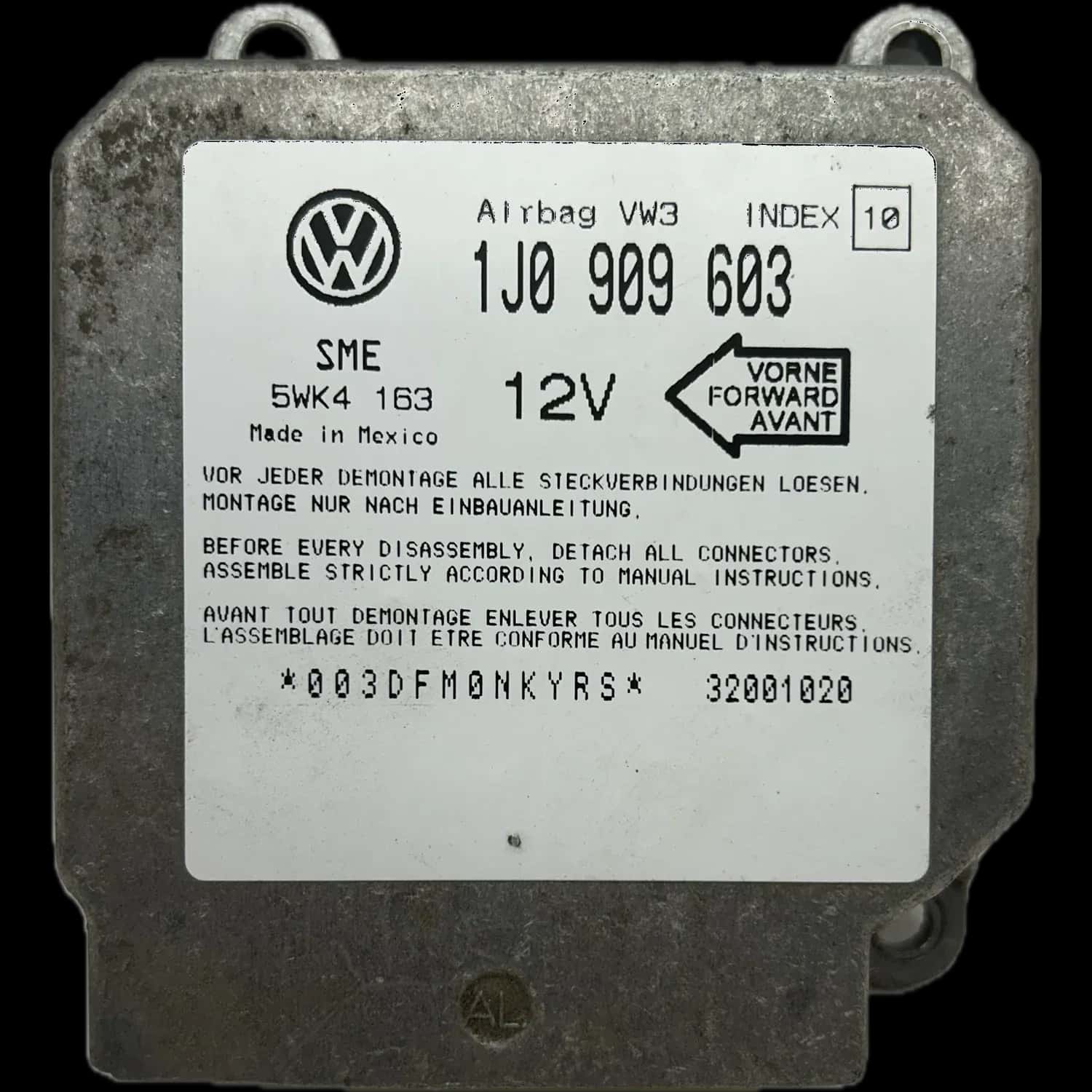 Ford Galaxy 1 airbag-regeleenheid reparatie
