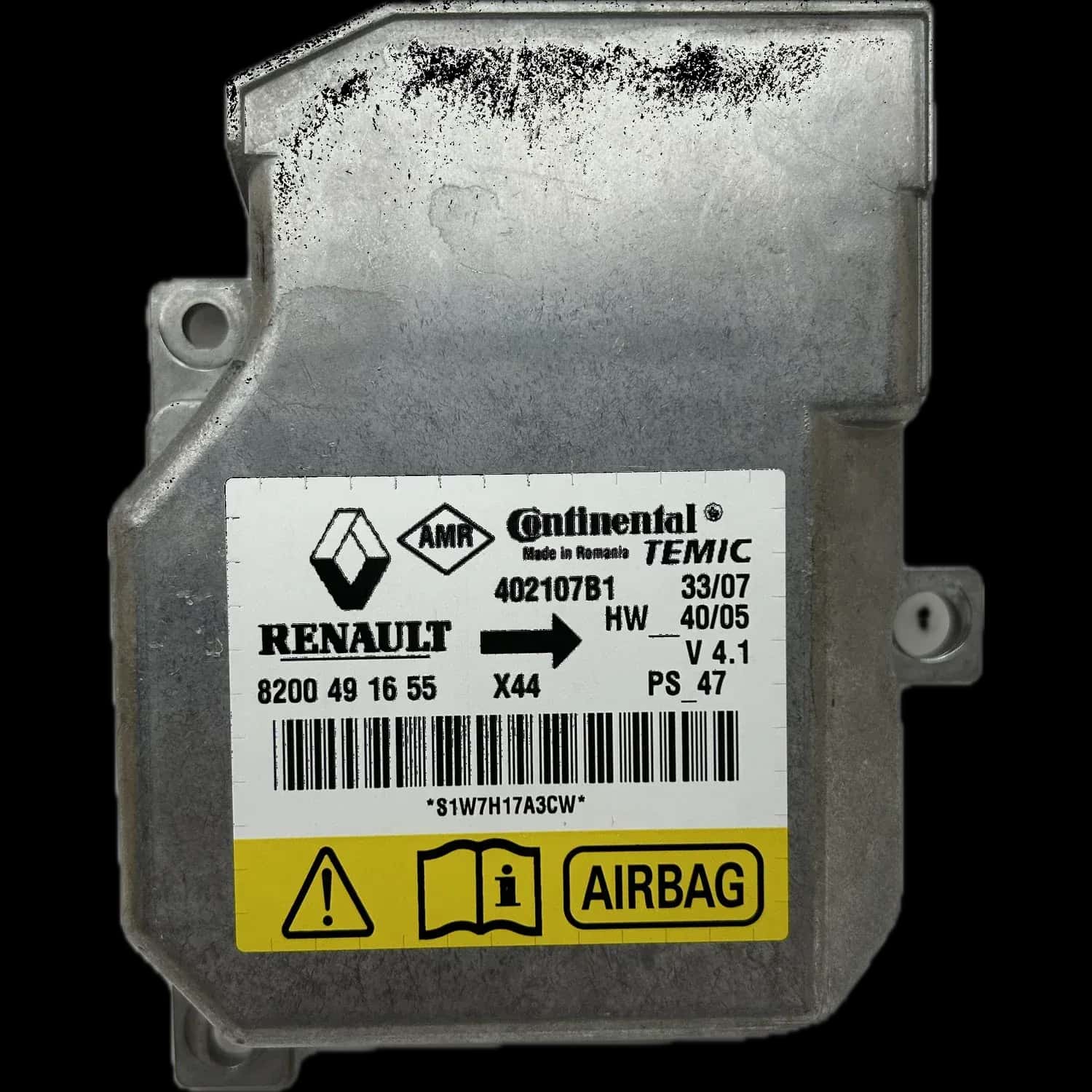 Renault Twingo II airbag-regeleenheid reparatie