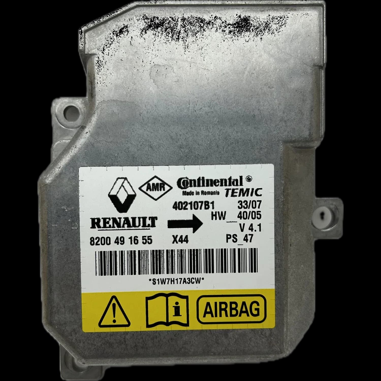 Renault Twingo II airbag-regeleenheid reparatie