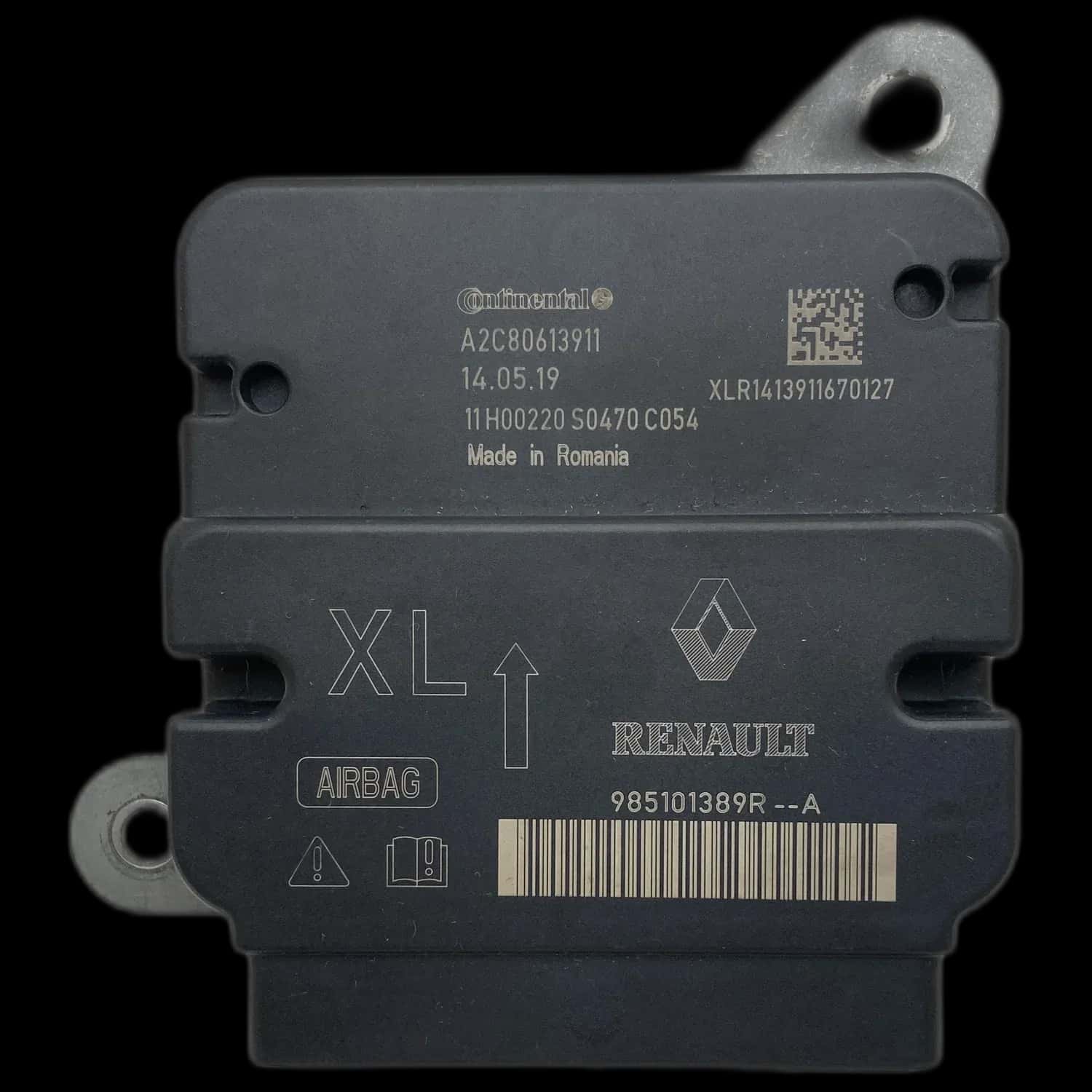 Renault Clio IV airbag-regeleenheid reparatie