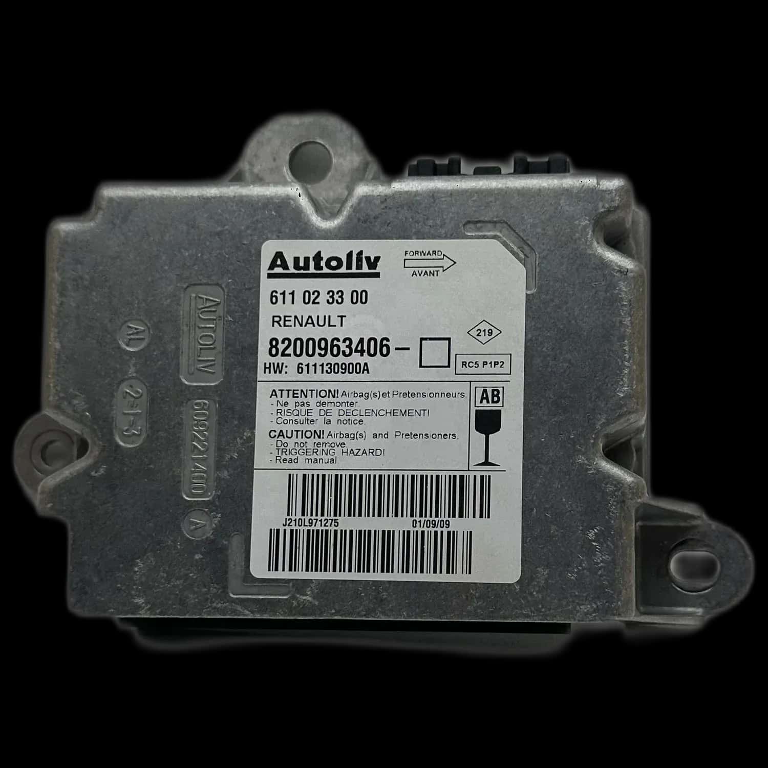 Renault Grand Modus I airbag-regeleenheid reparatie