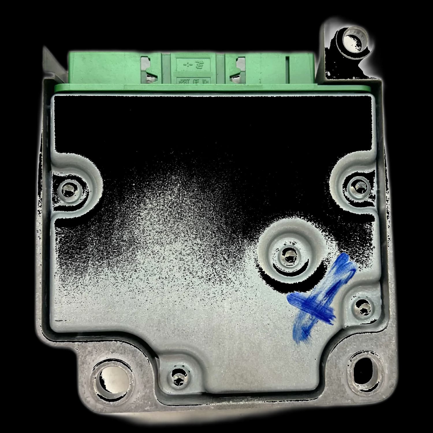 Airbagcomputer 01370978080, Achterkant