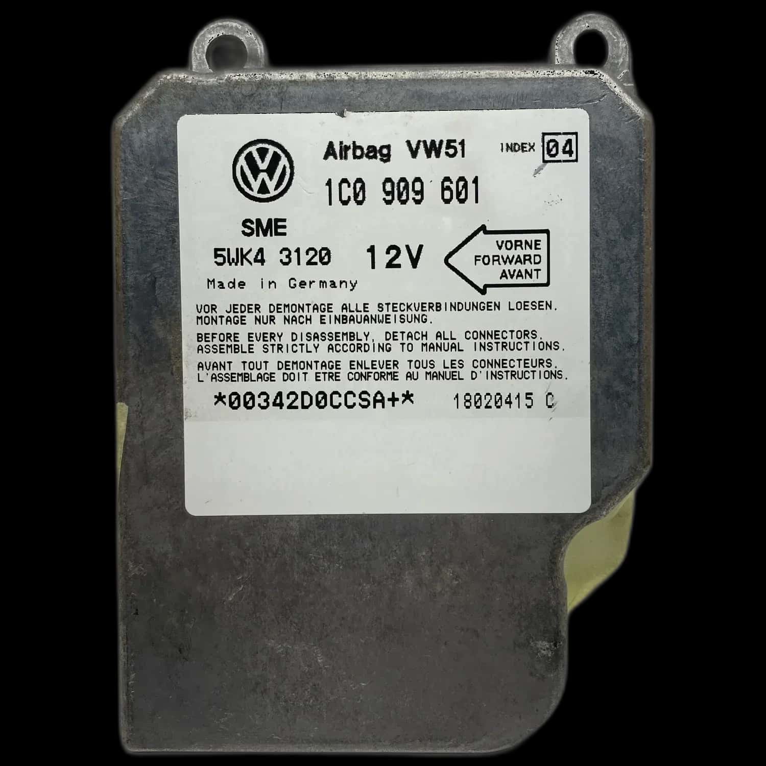 Skoda Fabia Mk1 airbag-regeleenheid reparatie
