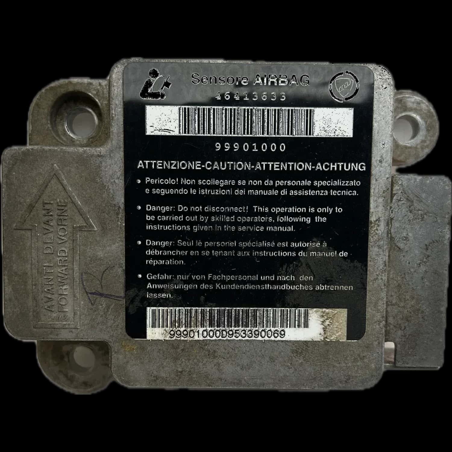 Fiat Brava 182 airbag-regeleenheid reparatie