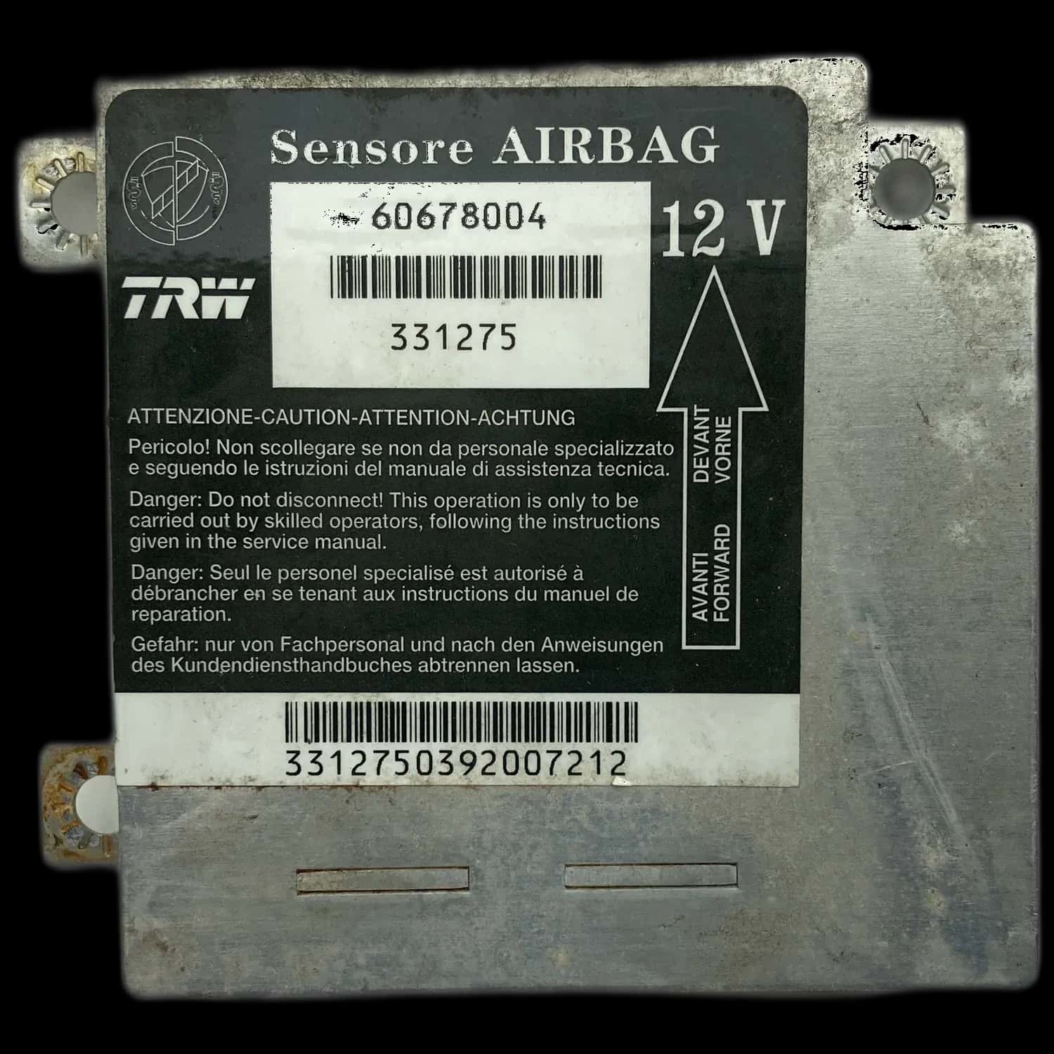 Alfa Romeo 166 936 airbag-regeleenheid reparatie