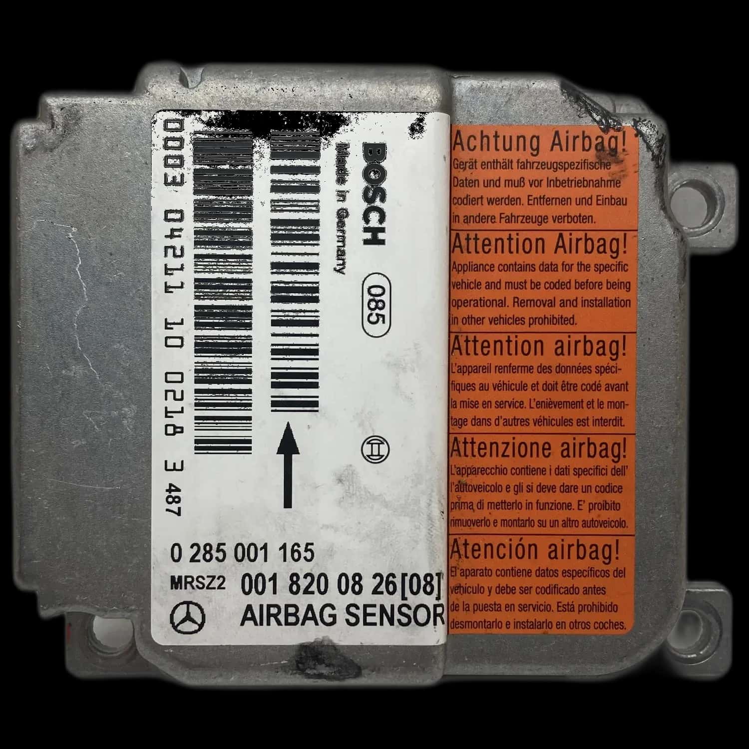 Chrysler Crossfire ZH airbag-regeleenheid reparatie