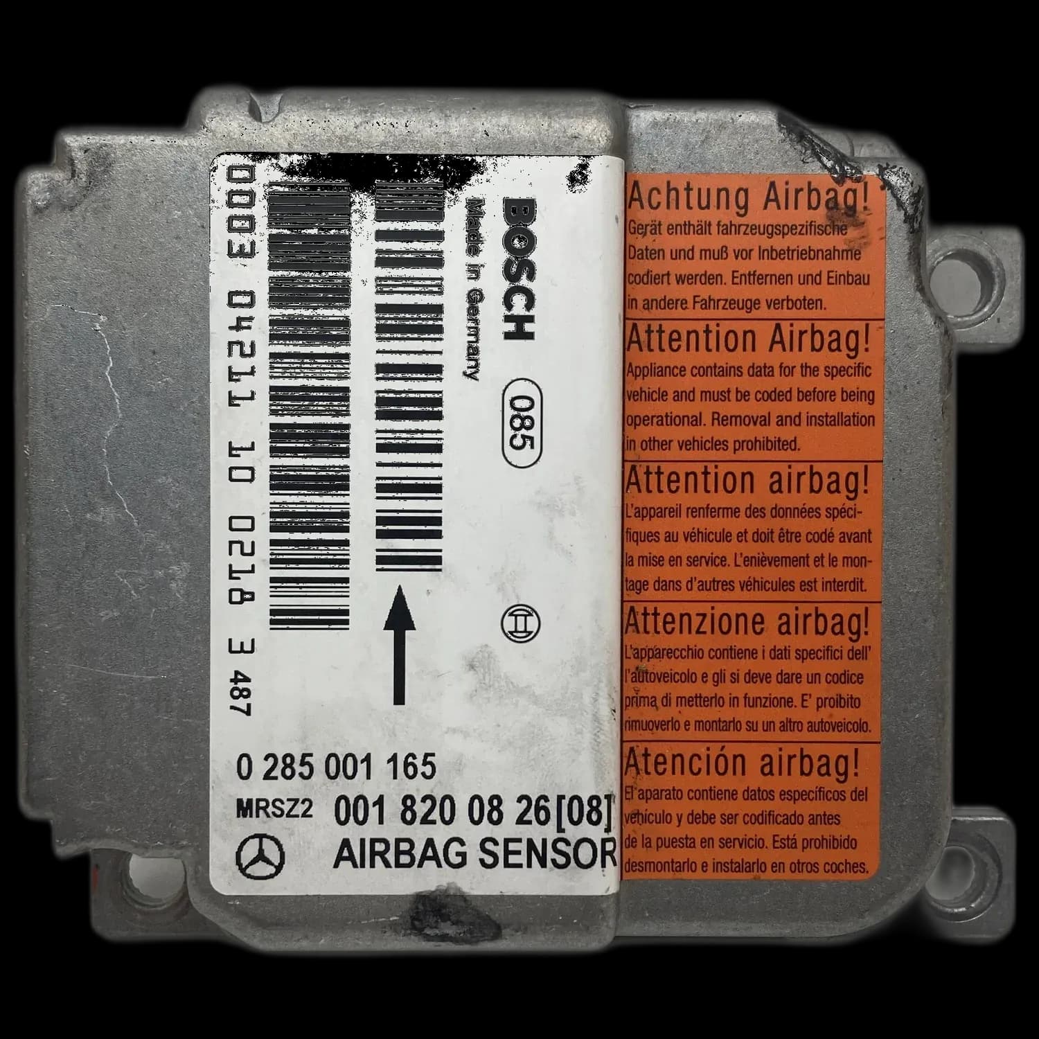 Chrysler Crossfire ZH airbag-regeleenheid reparatie