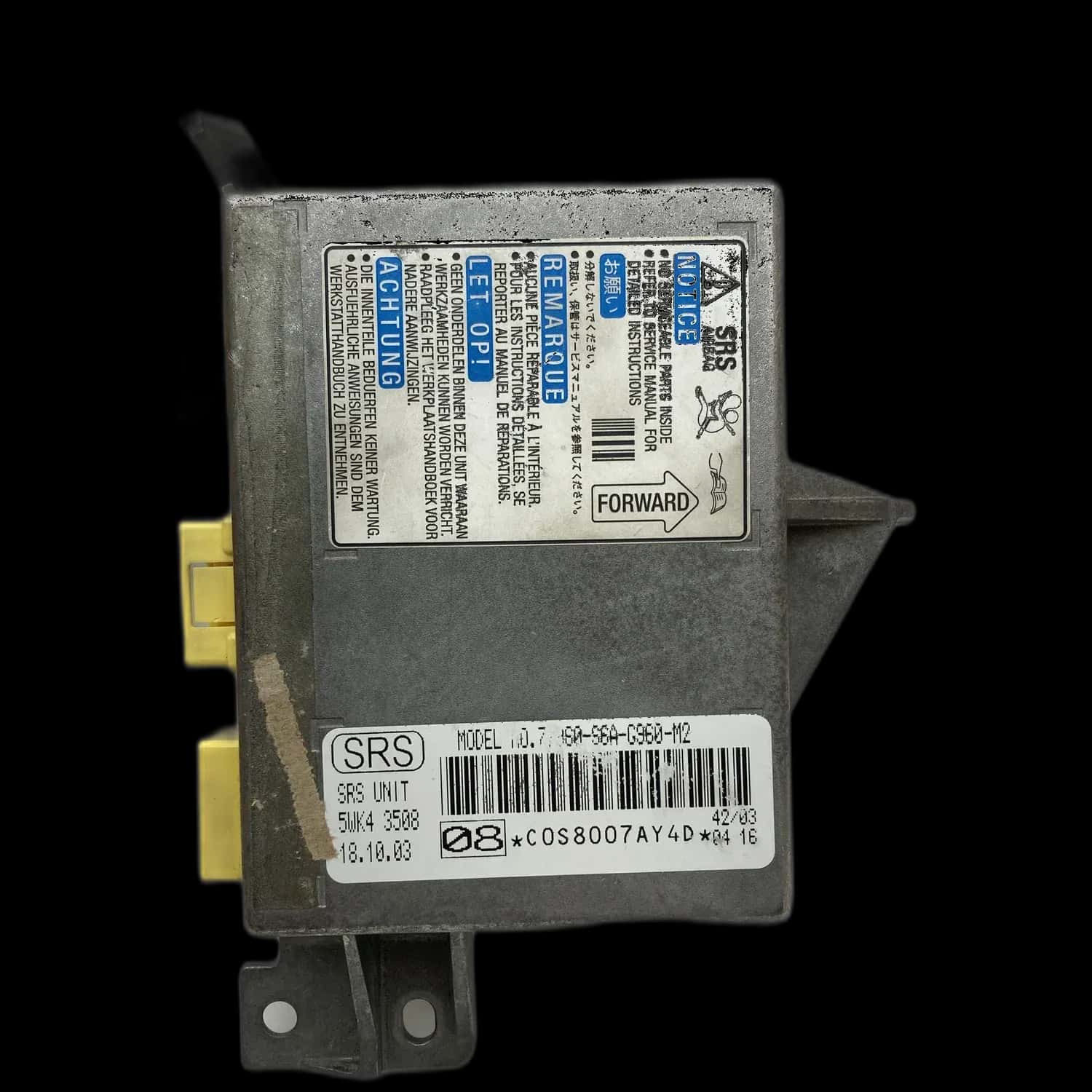 Honda Civic 7th Gen airbag-regeleenheid reparatie
