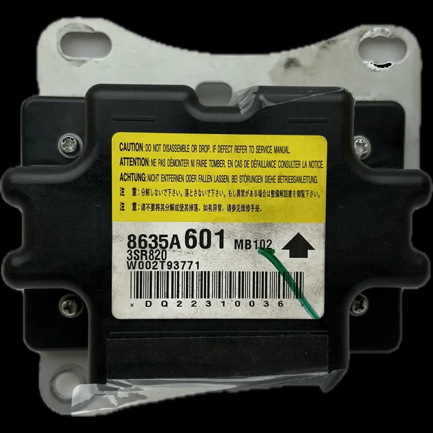 Mitsubishi Space Star A00 airbag-regeleenheid reparatie