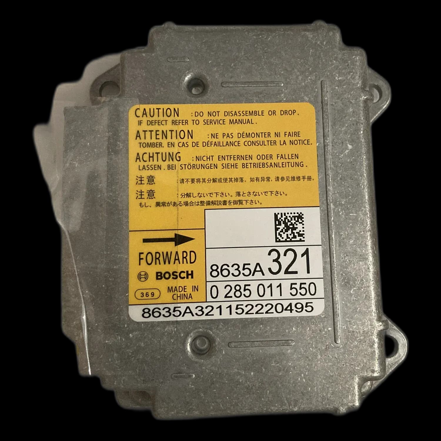 Mitsubishi ASX GA airbag-regeleenheid reparatie