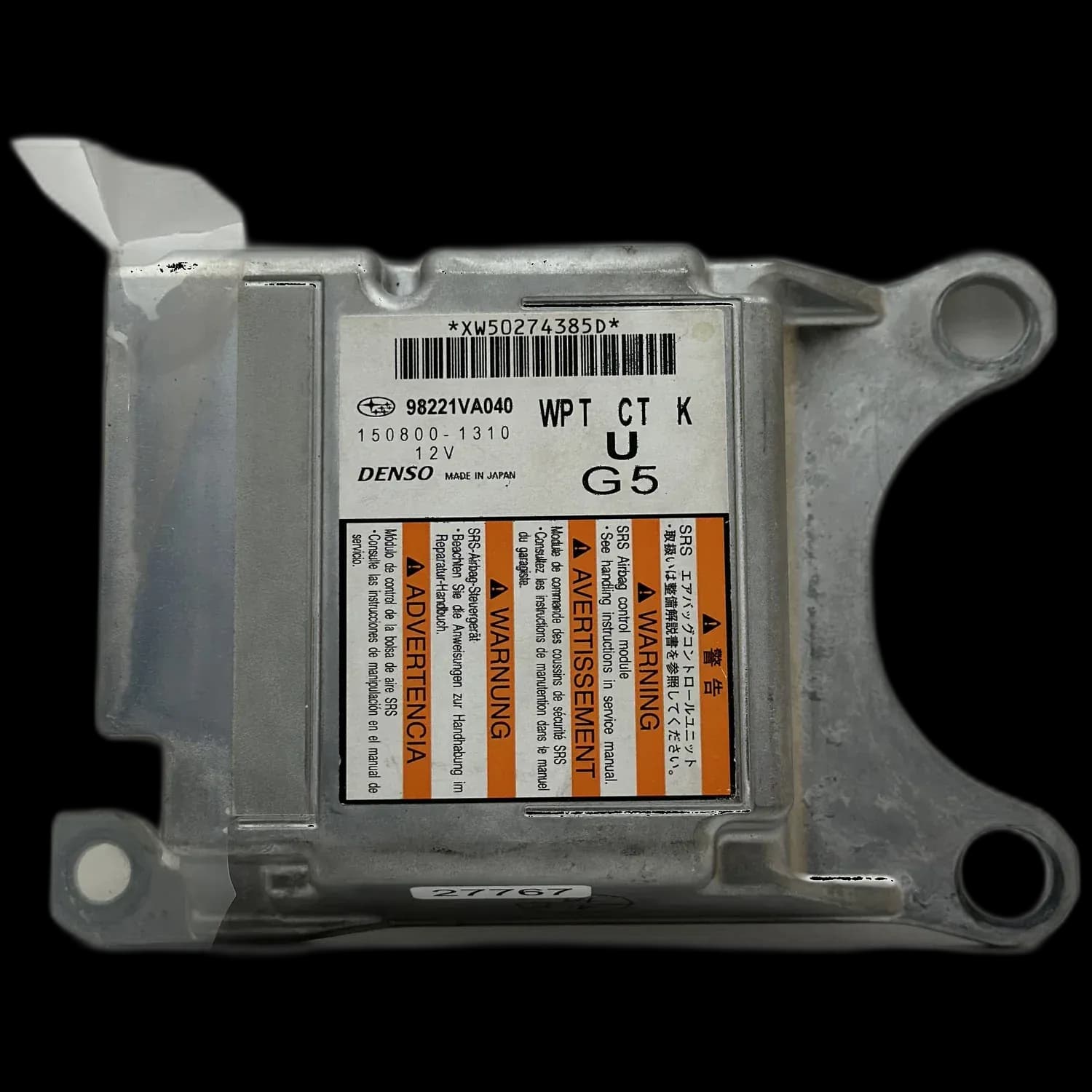 Subaru WRX VB Airbag-regeleenheid Reparatie