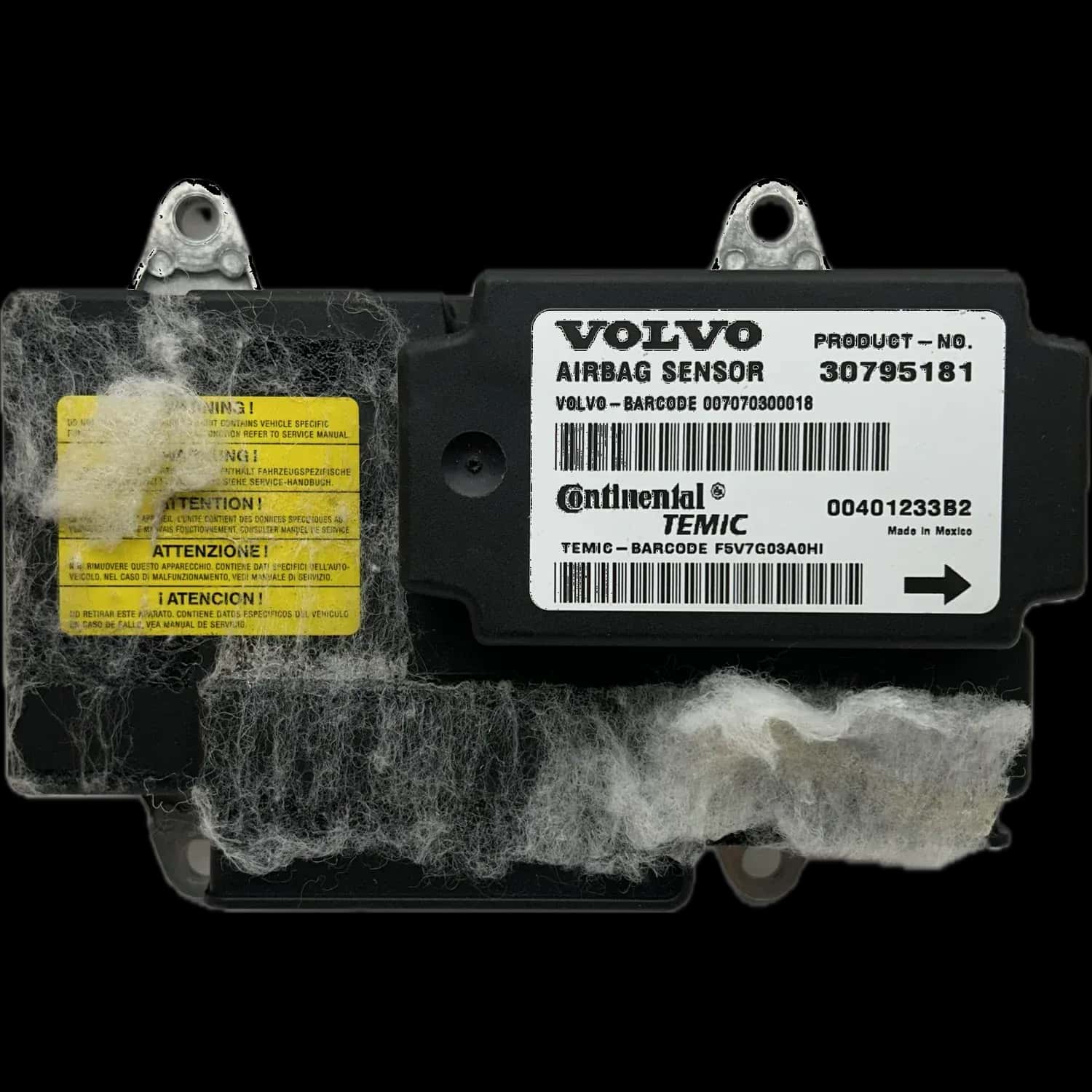Volvo C70 Serie 2 Airbag-regeleenheid Reparatie