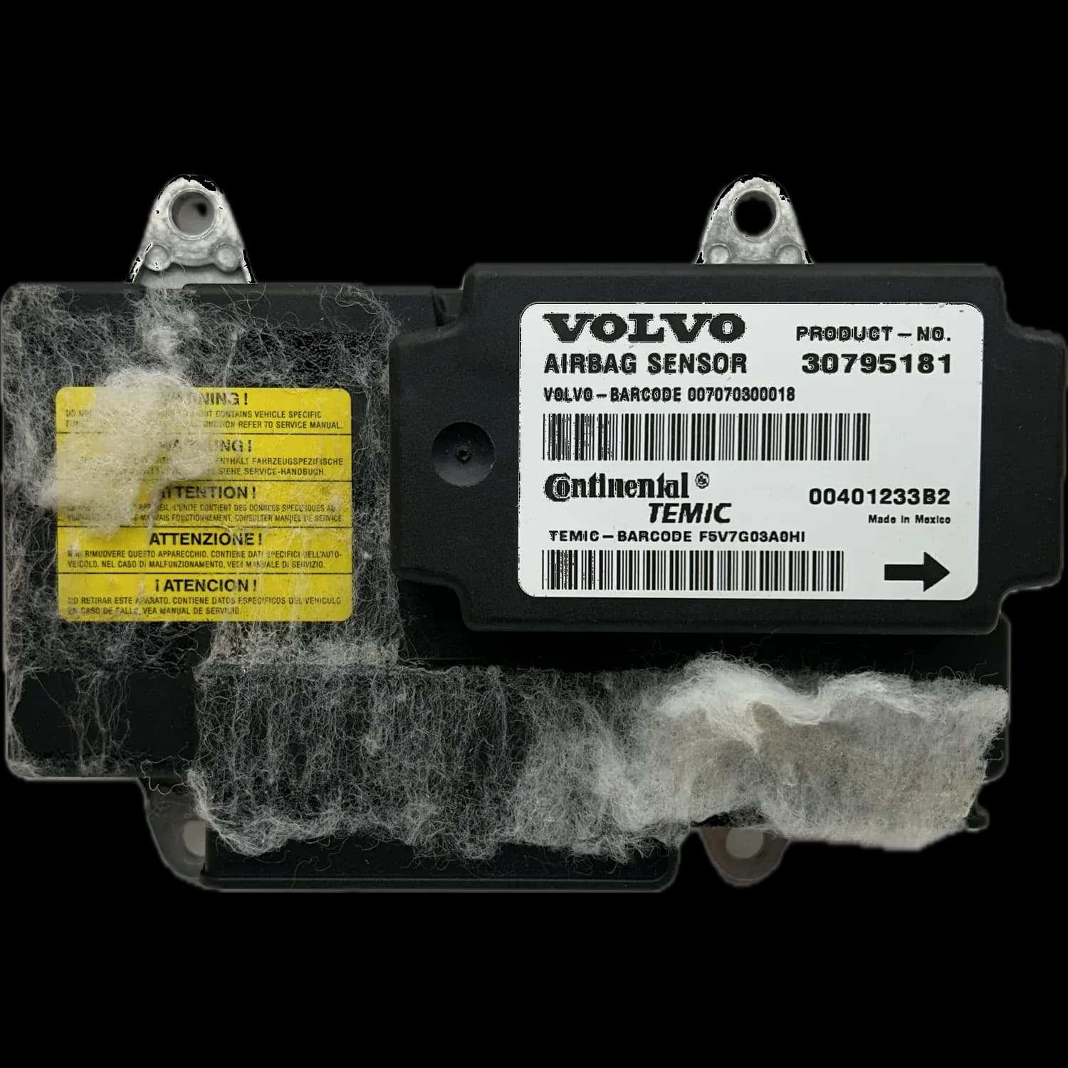 Volvo C70 Serie 2 Airbag-regeleenheid Reparatie