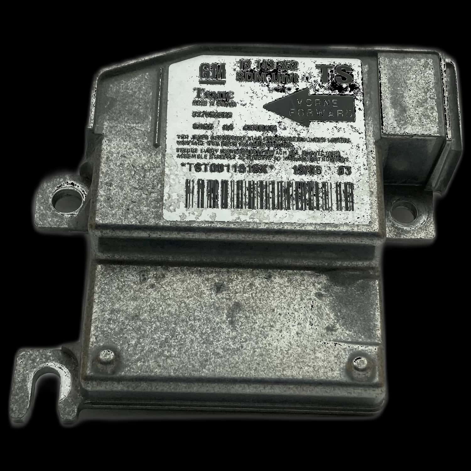 Opel Combo E Airbag-regeleenheid Reparatie