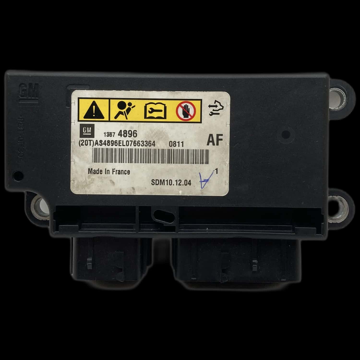 Opel Astra J airbag-regeleenheid reparatie