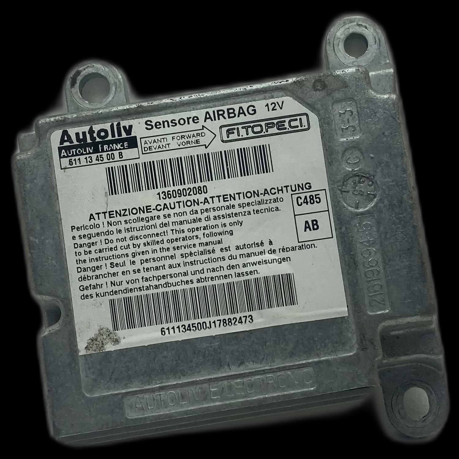 Fiat Fiorino 225 Airbag-regeleenheid Reparatie