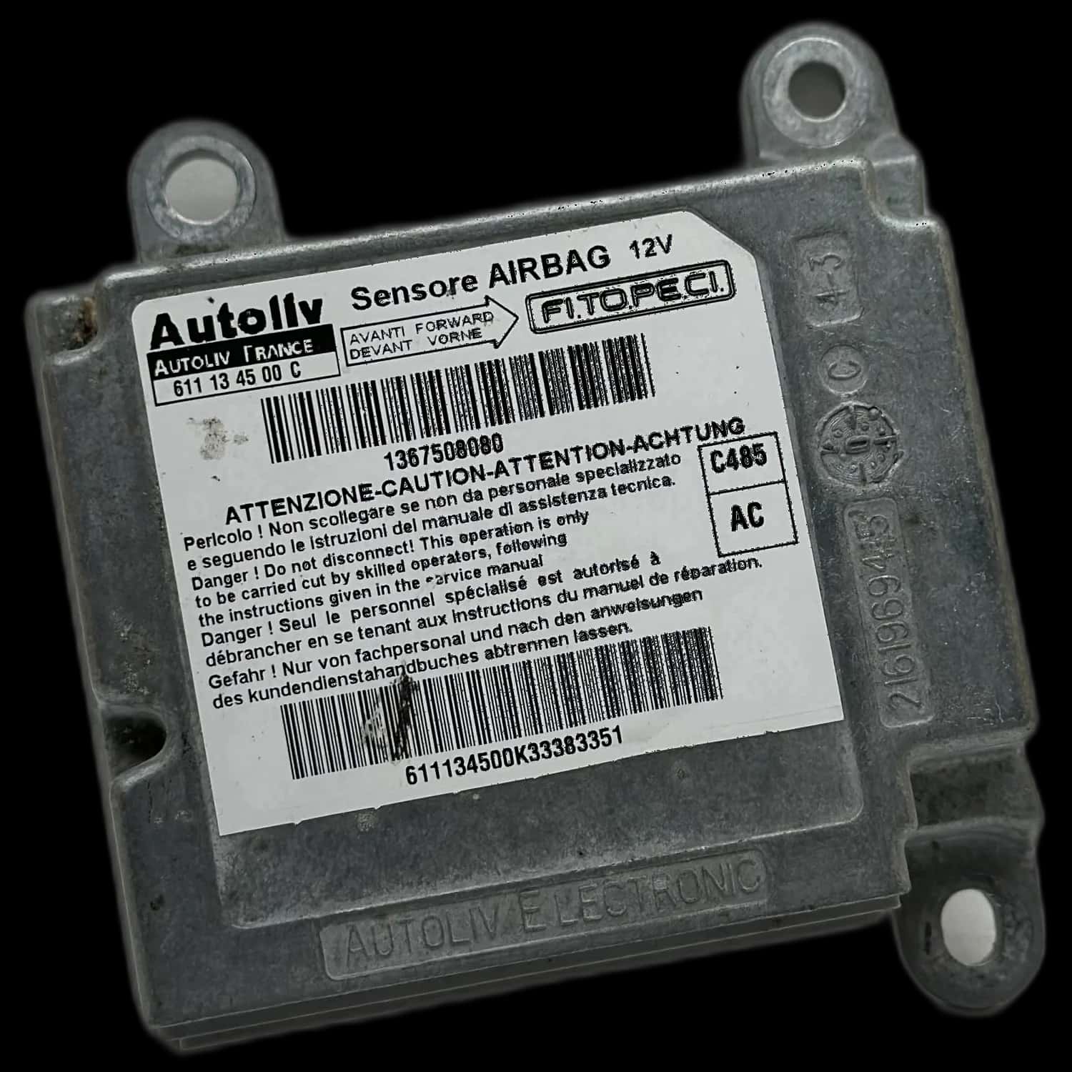 Citroën Nemo I airbag-regeleenheid reparatie