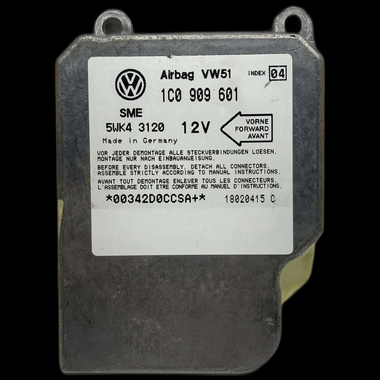 Volkswagen Lupo 6X airbag-regeleenheid reparatie