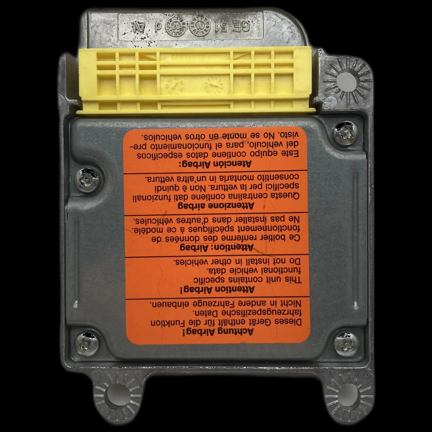 Airbagcomputer 1C0 909 601, Achterkant
