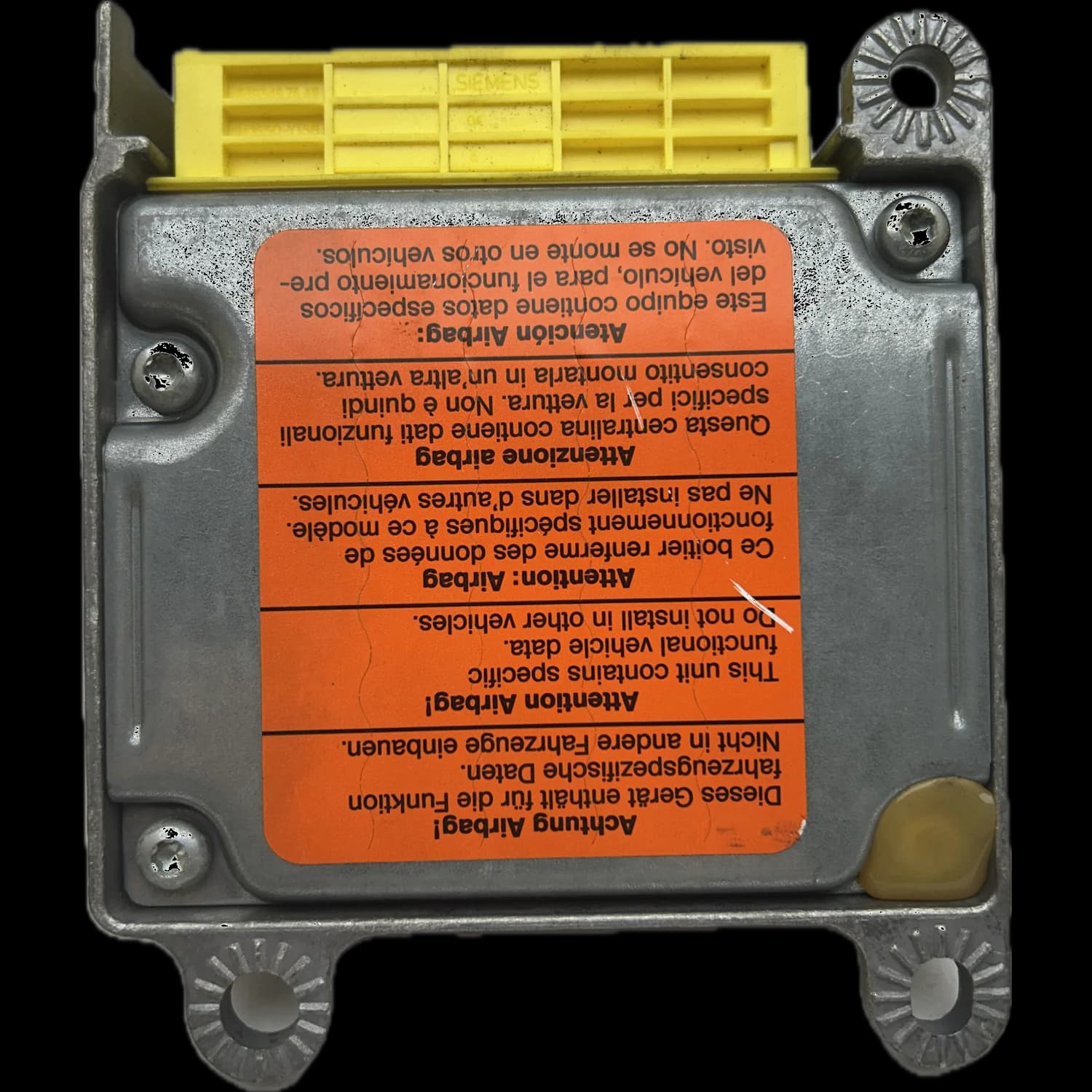 Airbagcomputer 1J0 909 603, Achterkant