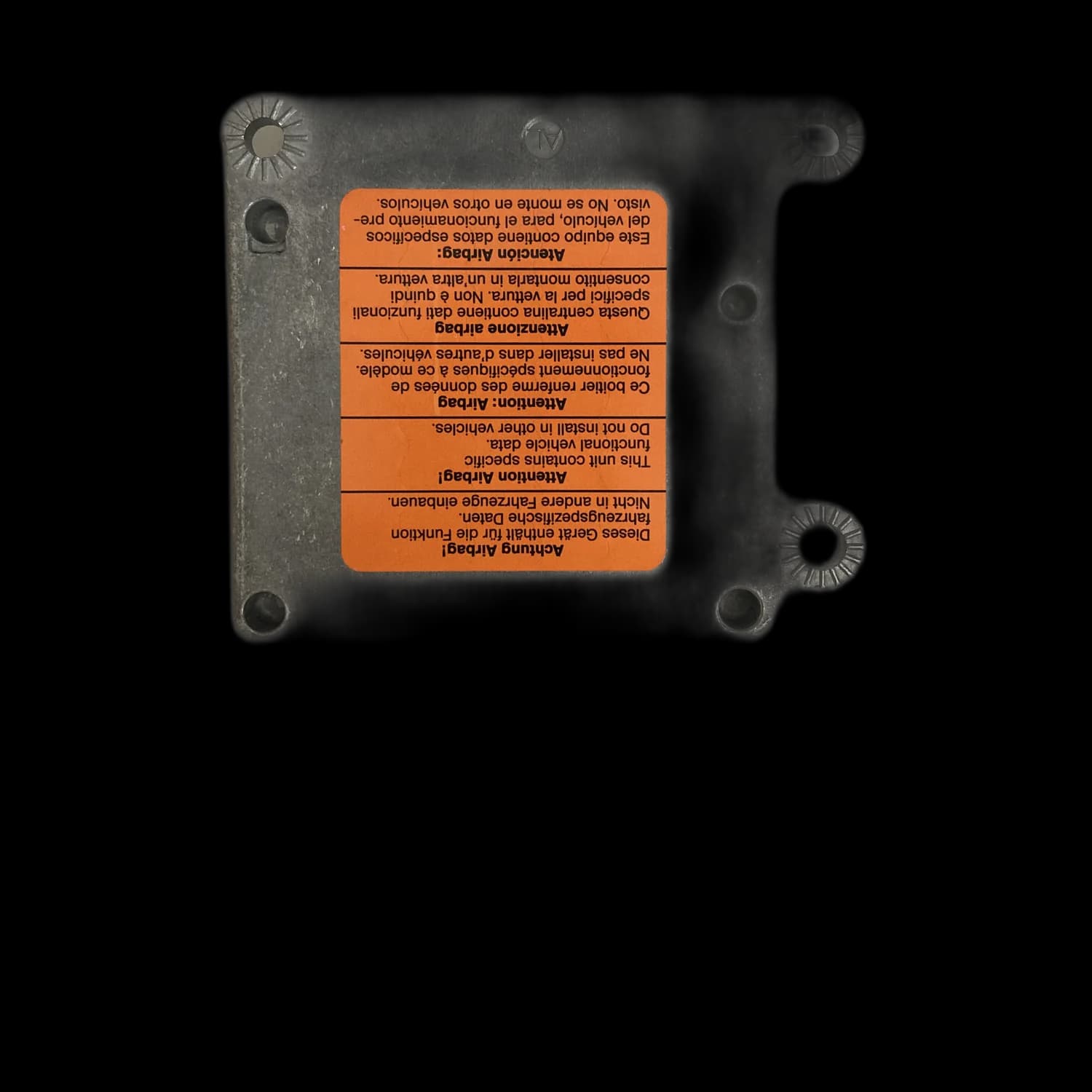 Airbagcomputer 1J0 909 607, Achterkant