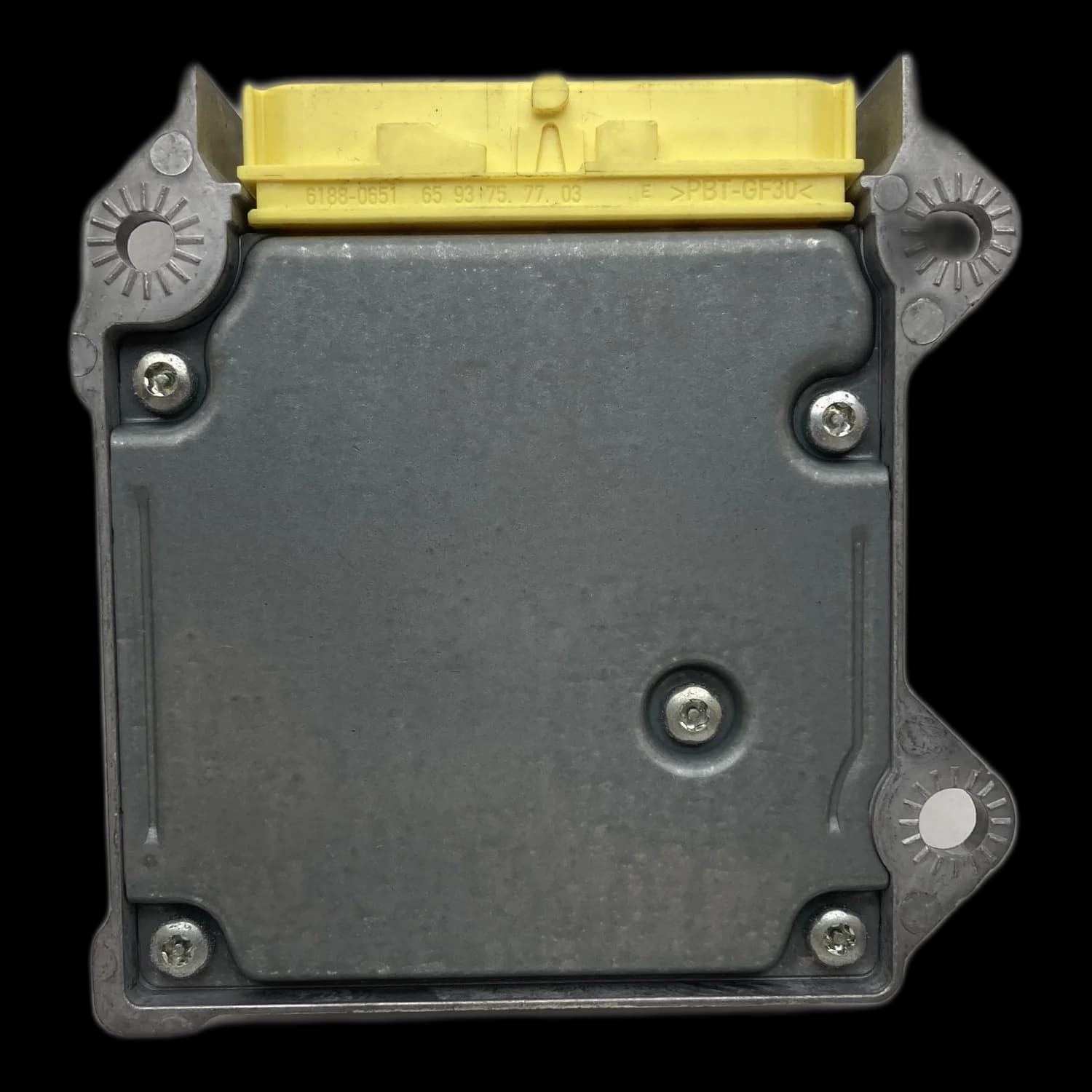 Airbag-regeleenheid 1T0 909 605 E, Achterkant
