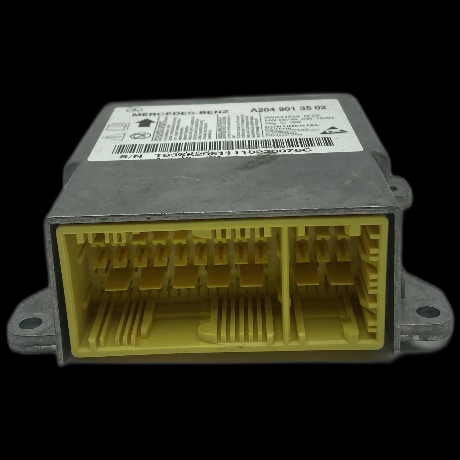 Airbagcomputer A204 901 35 02, Stekker