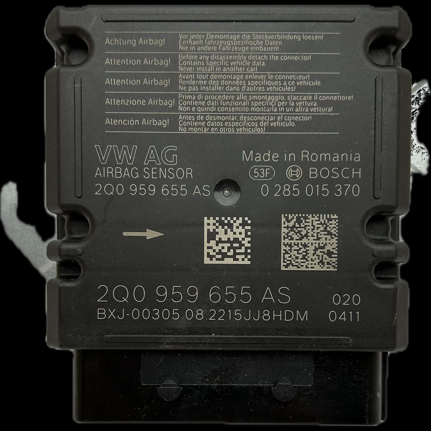 Volkswagen Taigo CS1 airbag-regeleenheid reparatie