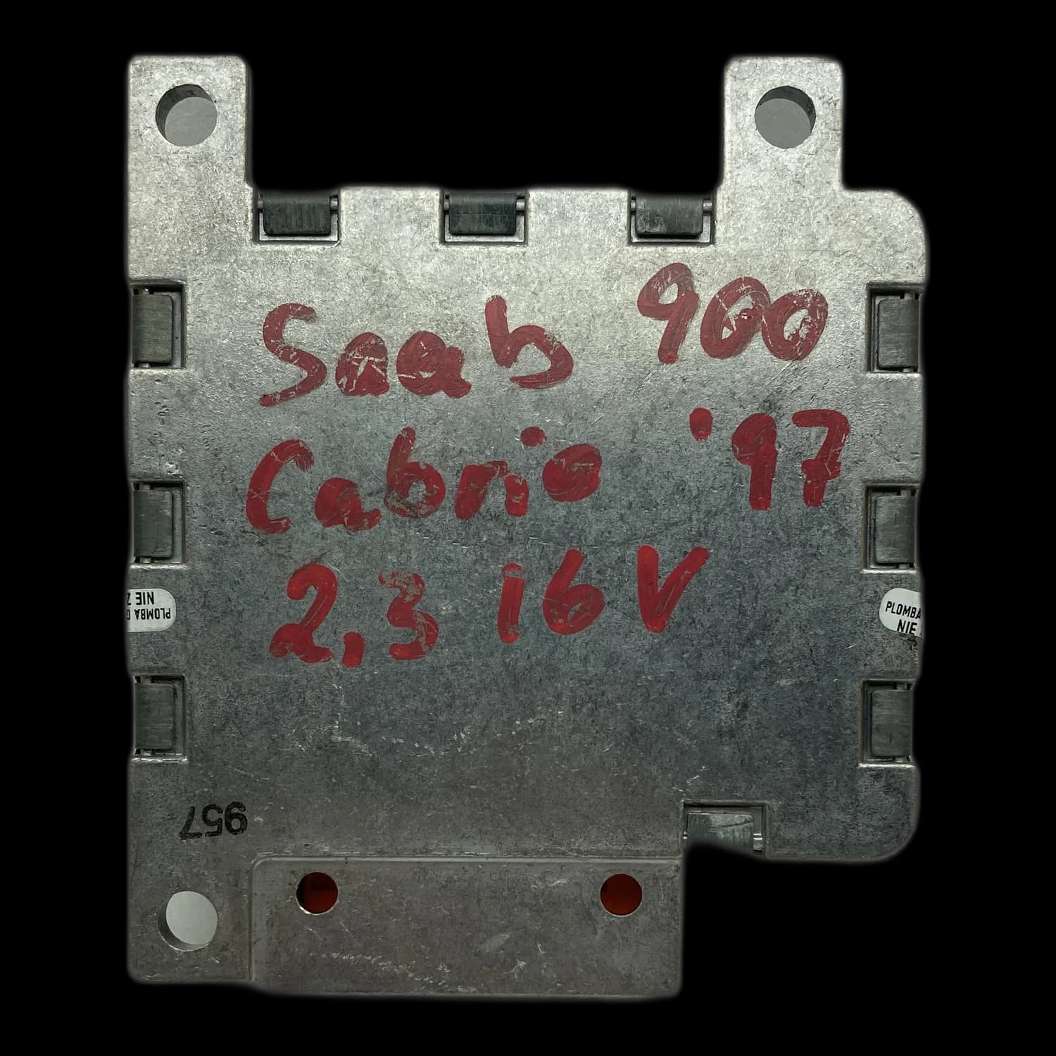Airbagcomputer 46 19 680, Achterkant