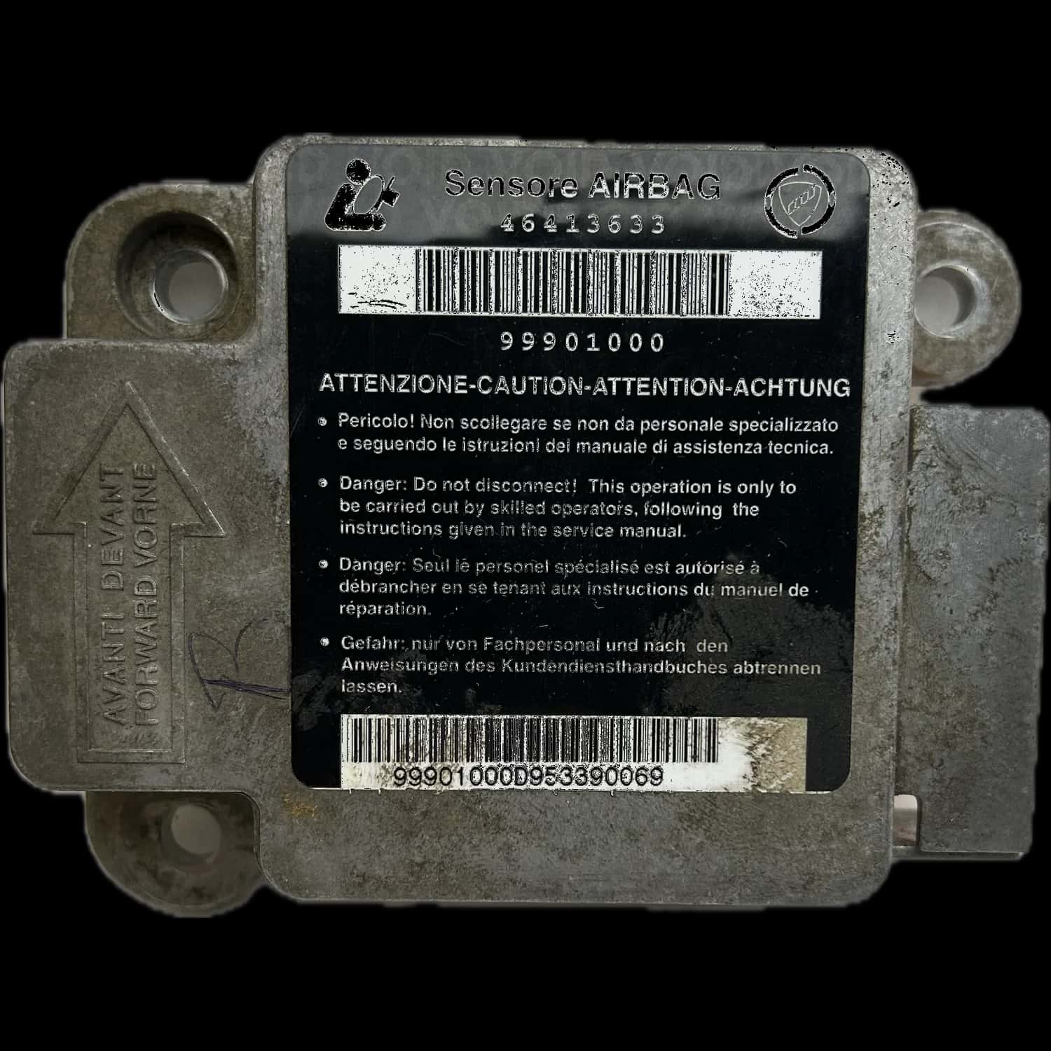 Fiat Brava 182 airbag-regeleenheid reparatie
