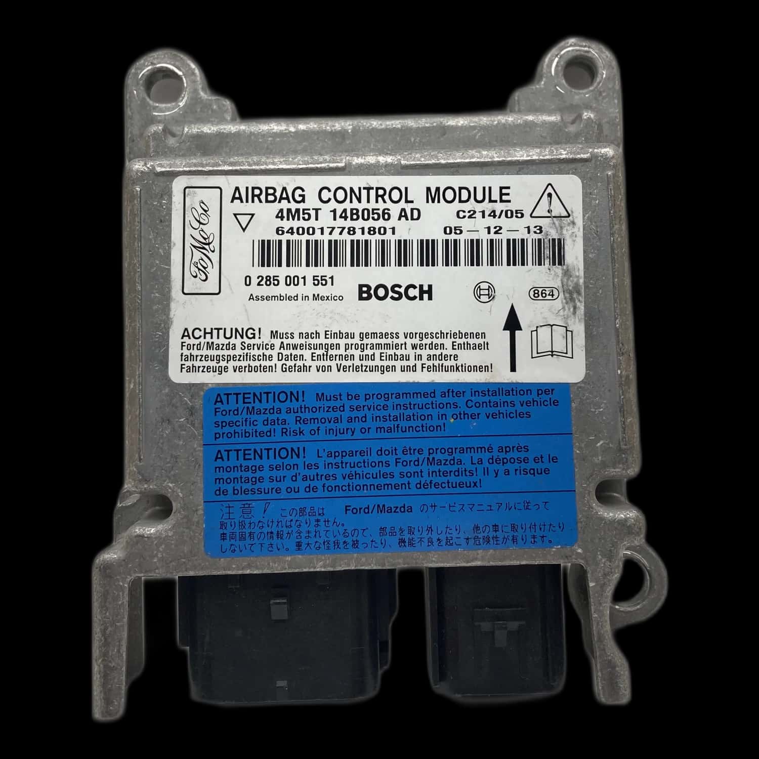 Ford Focus 2 ’04 airbag-regeleenheid reparatie