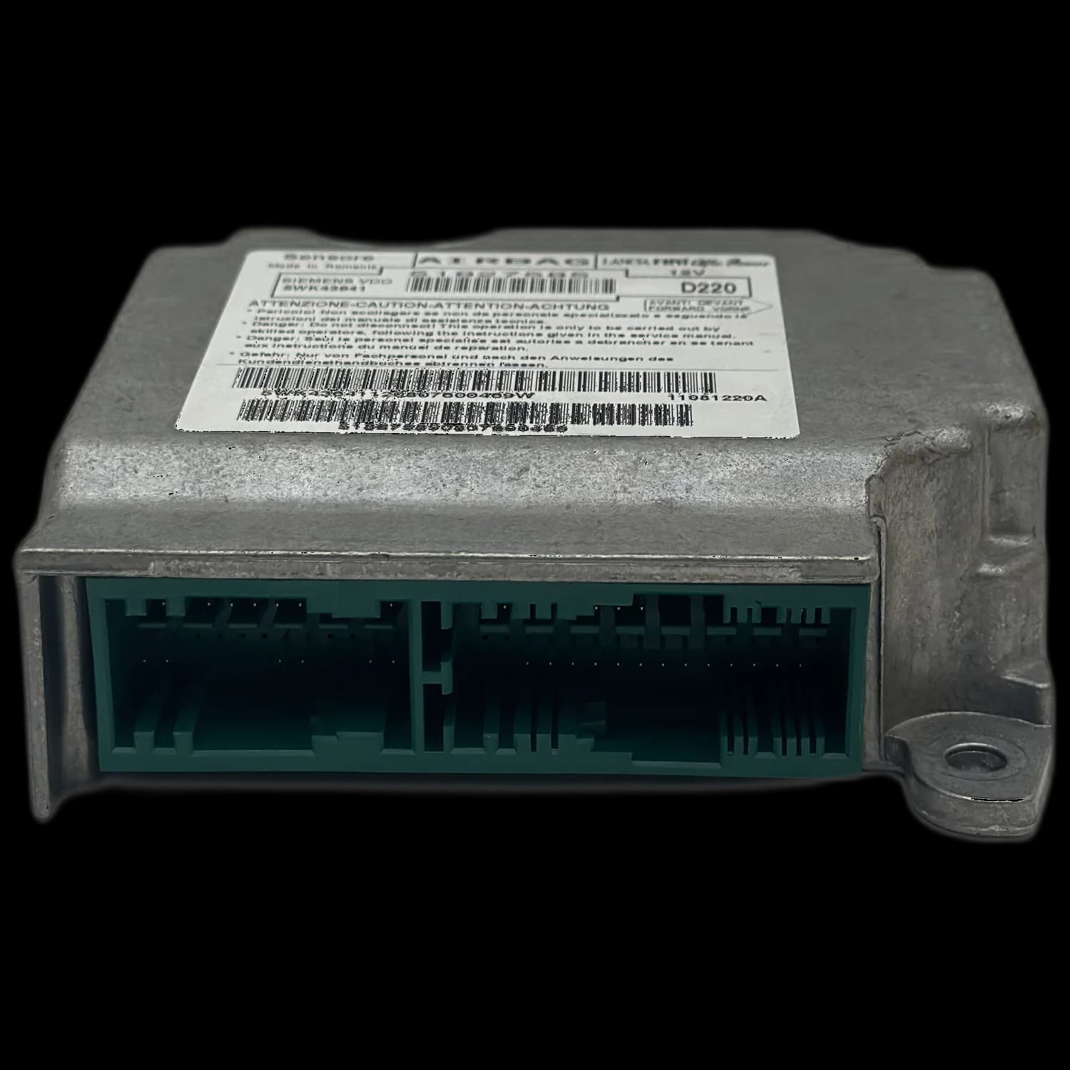 Airbagcomputer 51827585, Stekker