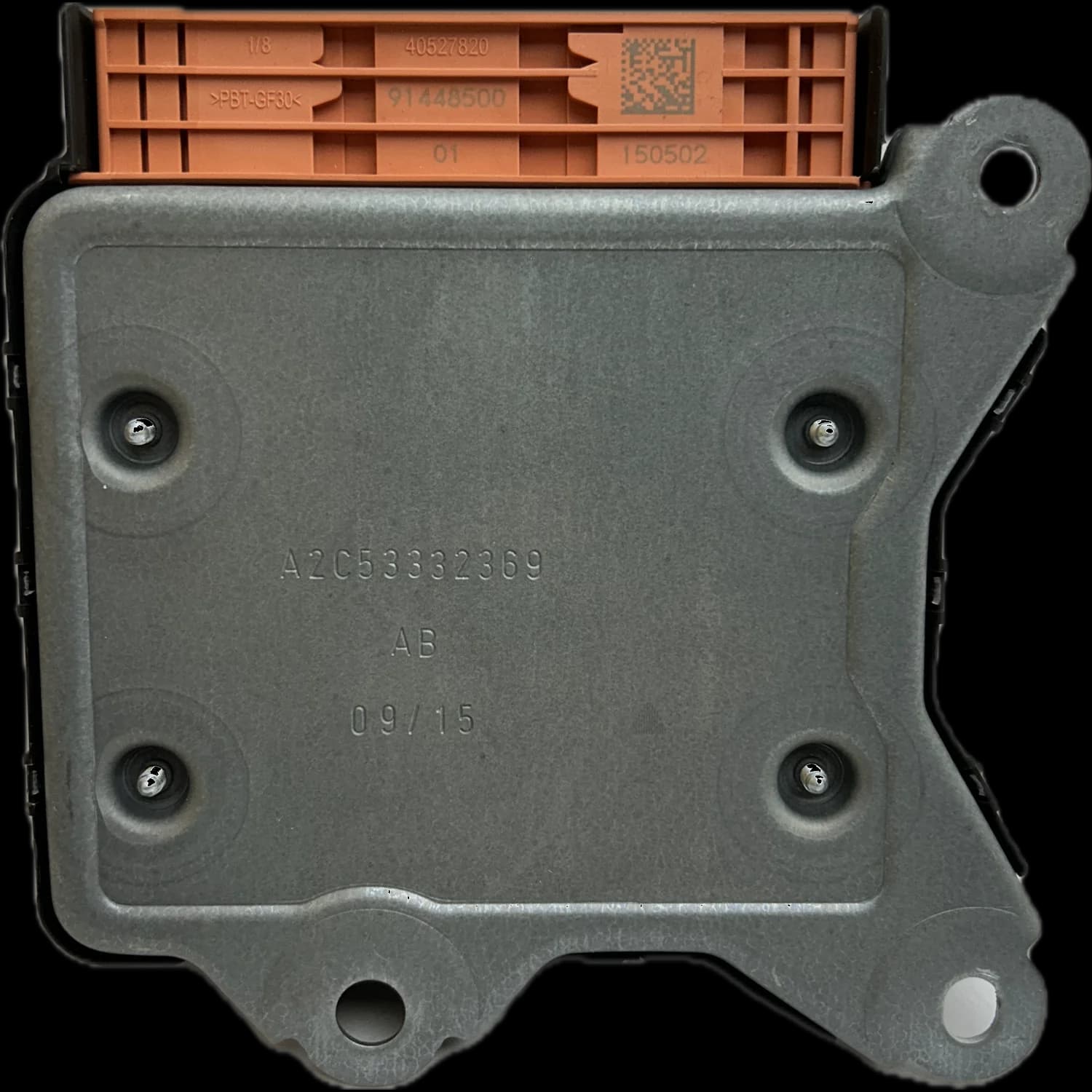 Airbagcomputer 51963734, Achterkant