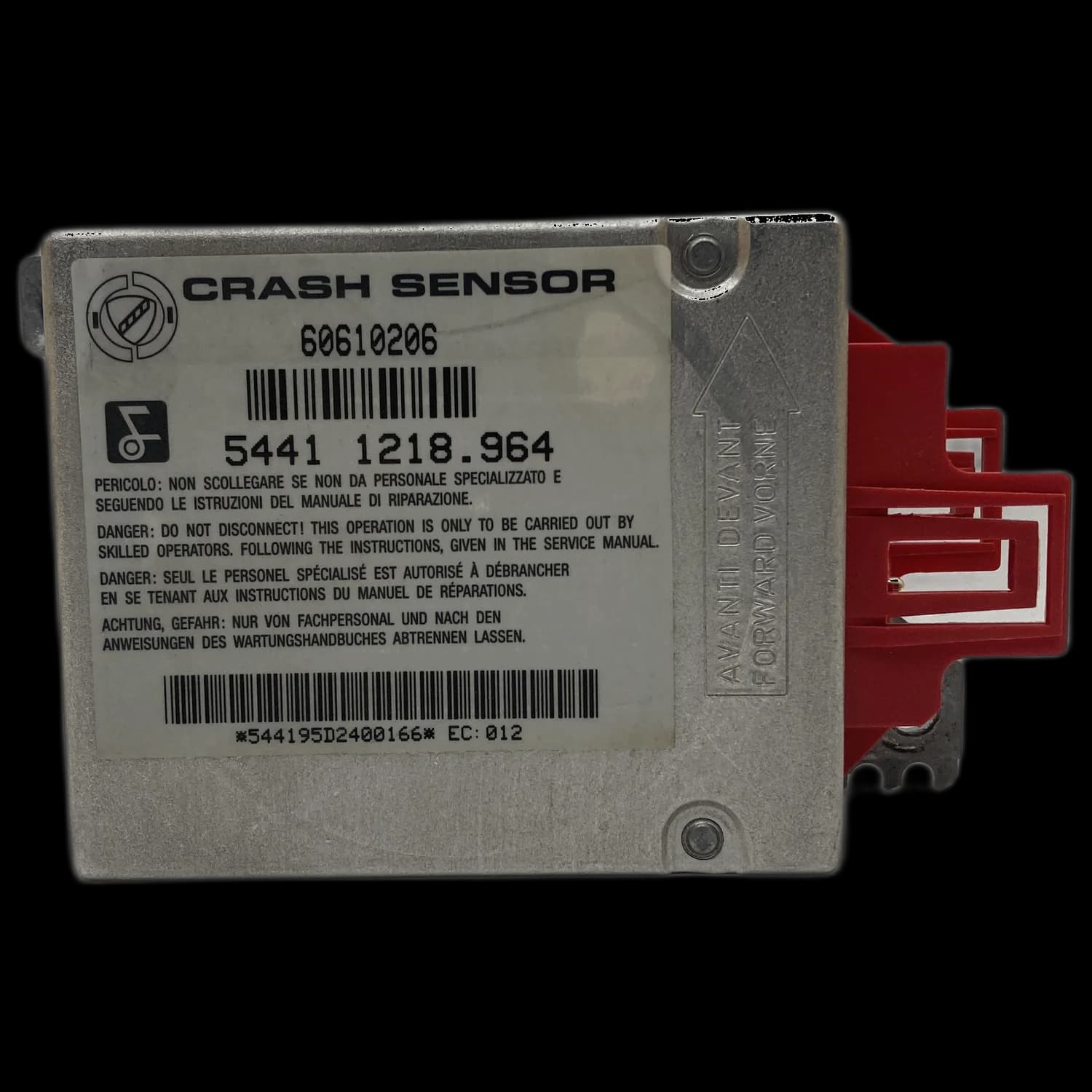 Airbag-regeleenheid 5441 1218.964, Etiket