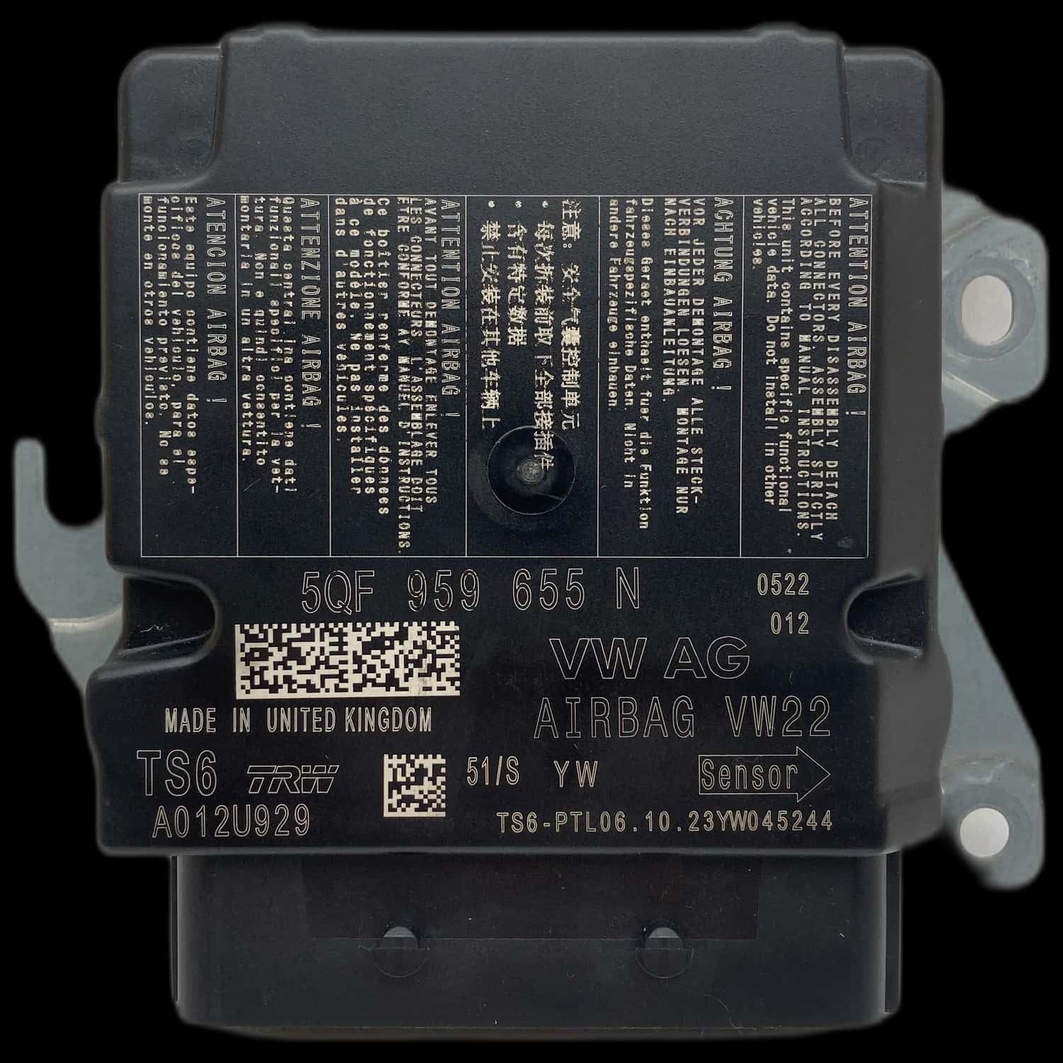 Seat Arona 1 airbag-regeleenheid reparatie
