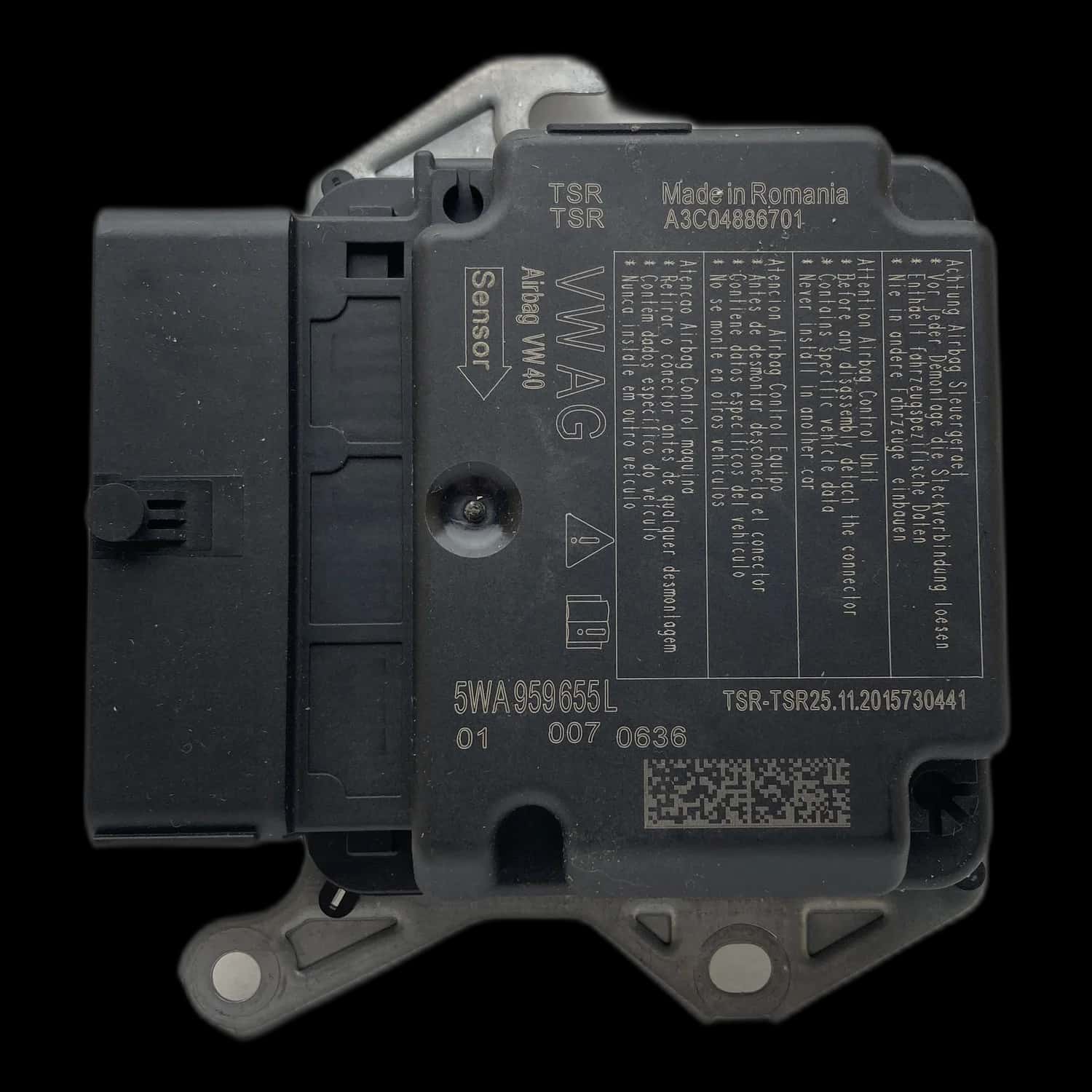 Audi A3 8Y airbag-regeleenheid reparatie