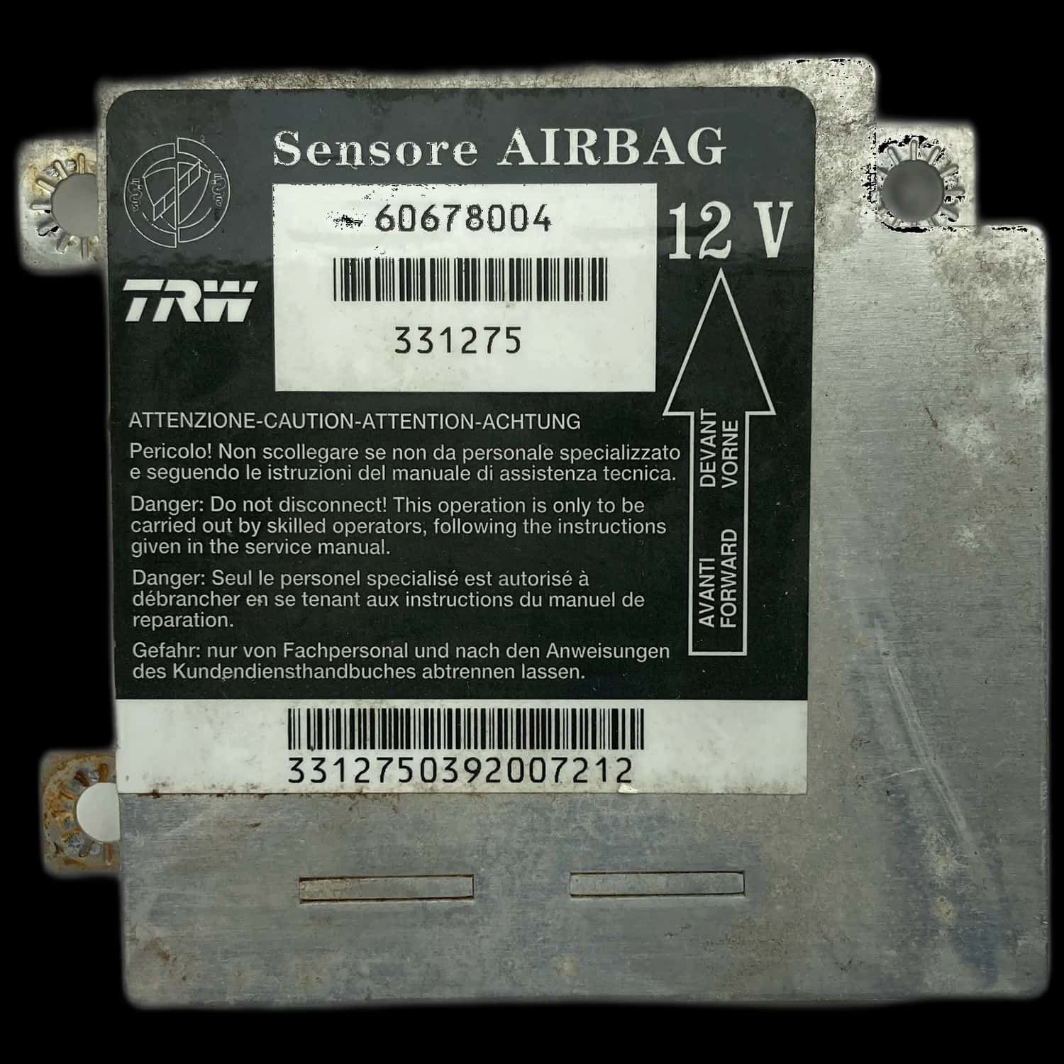 Alfa Romeo 166 936 airbag-regeleenheid reparatie