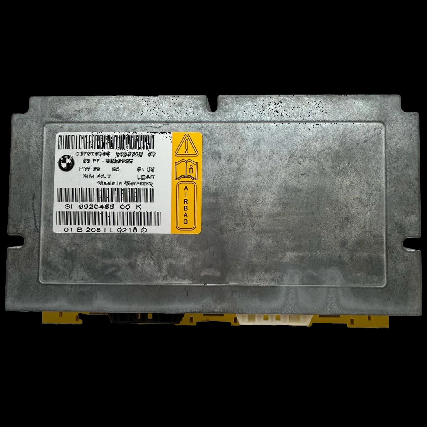 Airbagcomputer 65776920483, Etiket