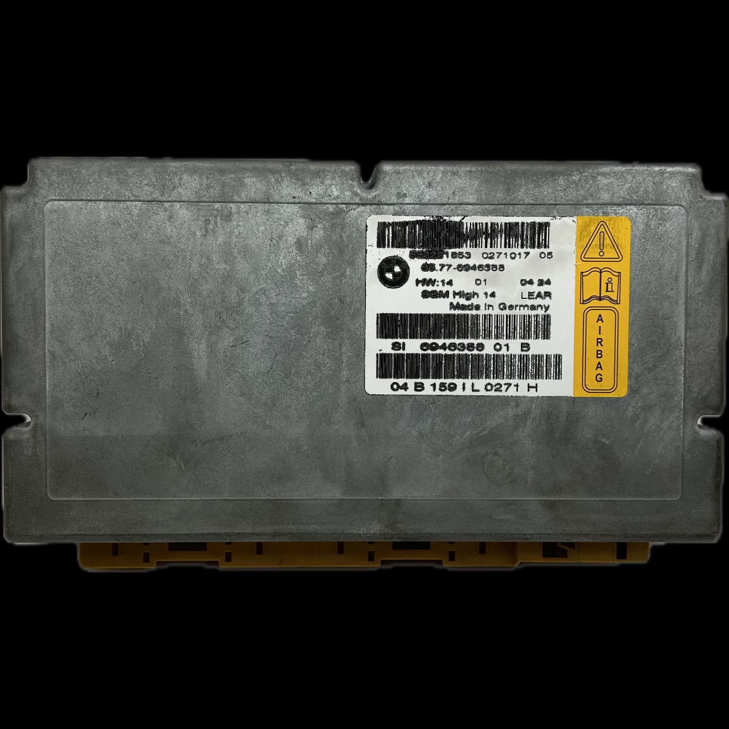 Airbagcomputer 65.77-6946388, Etiket